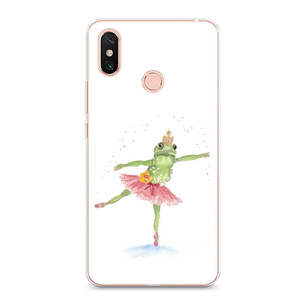 

Чехол на Xiaomi Mi Max 3 "Лягушка-балерина", Зеленый, 34350-4