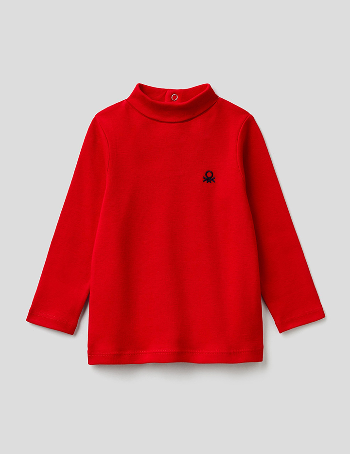 

Водолазка для мальчиков Benetton цв. красный р.86, 21A_3I9WC14QZ