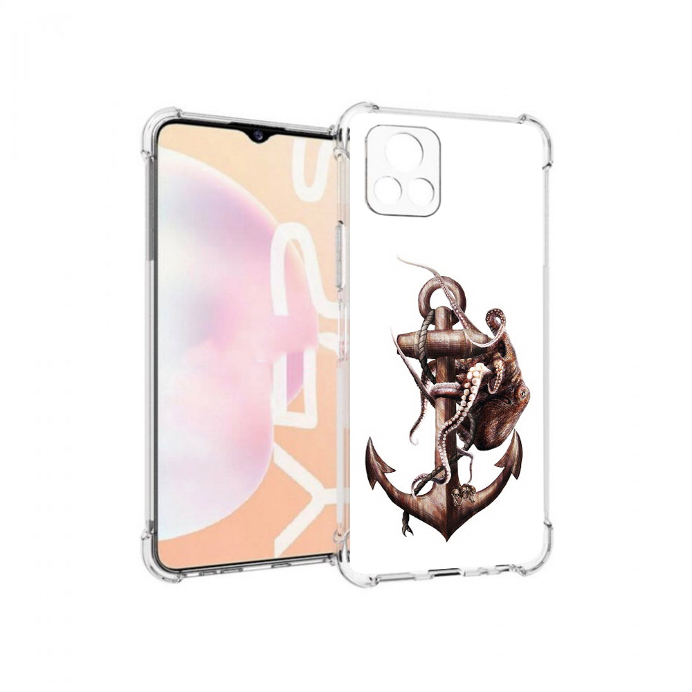 

Чехол MyPads Tocco для Vivo Y52s ржавый якорь, Прозрачный, Tocco