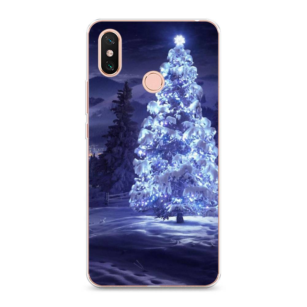 

Чехол на Xiaomi Mi Max 3 "Зима 4", Синий;черный;белый, 34350-2
