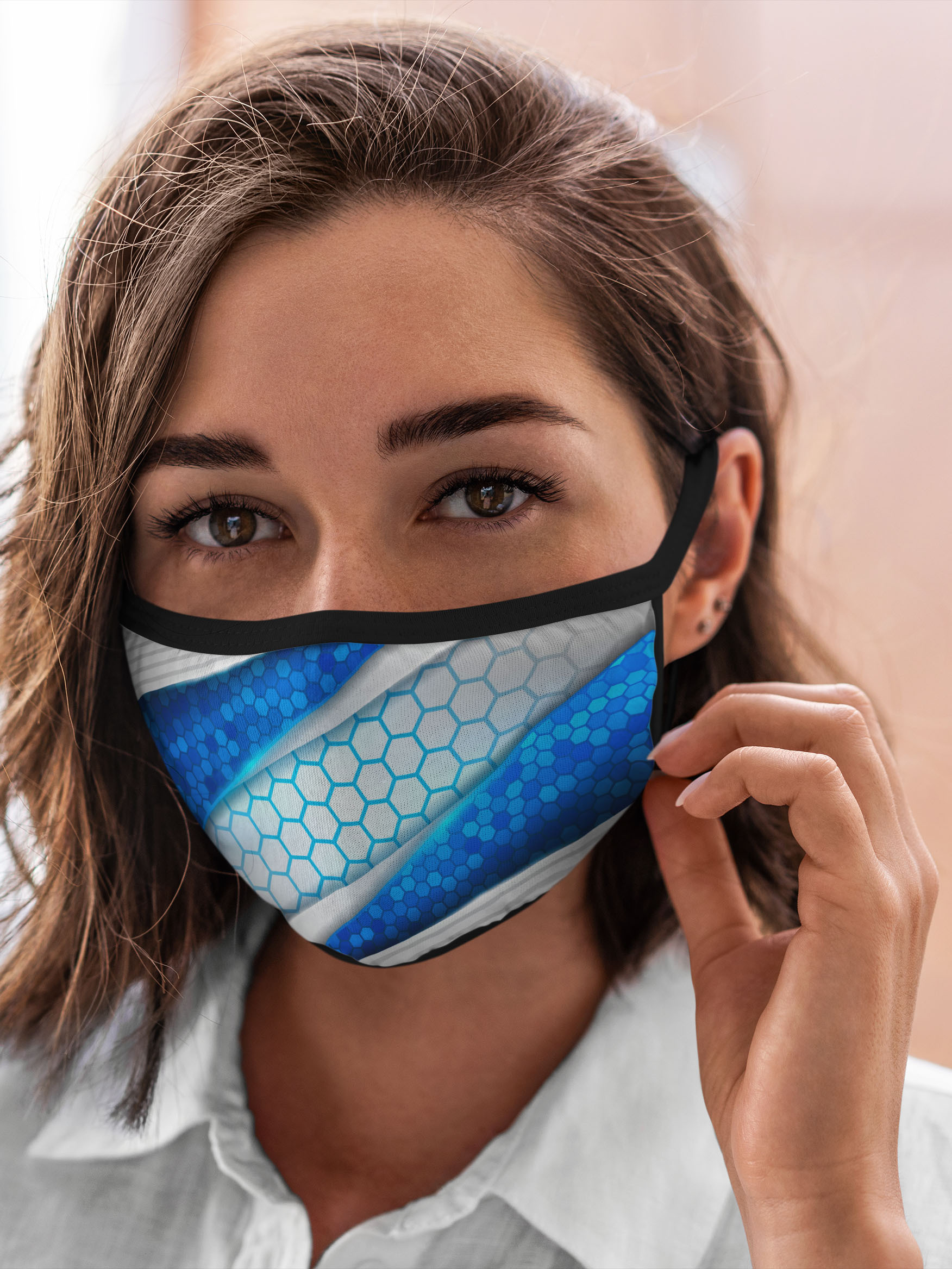 

Многоразовая маска унисекс Burnettie Модные 3D Aqua Броня Объемные Соты, Разноцветный, Модные 3D Aqua Броня Объемные Соты