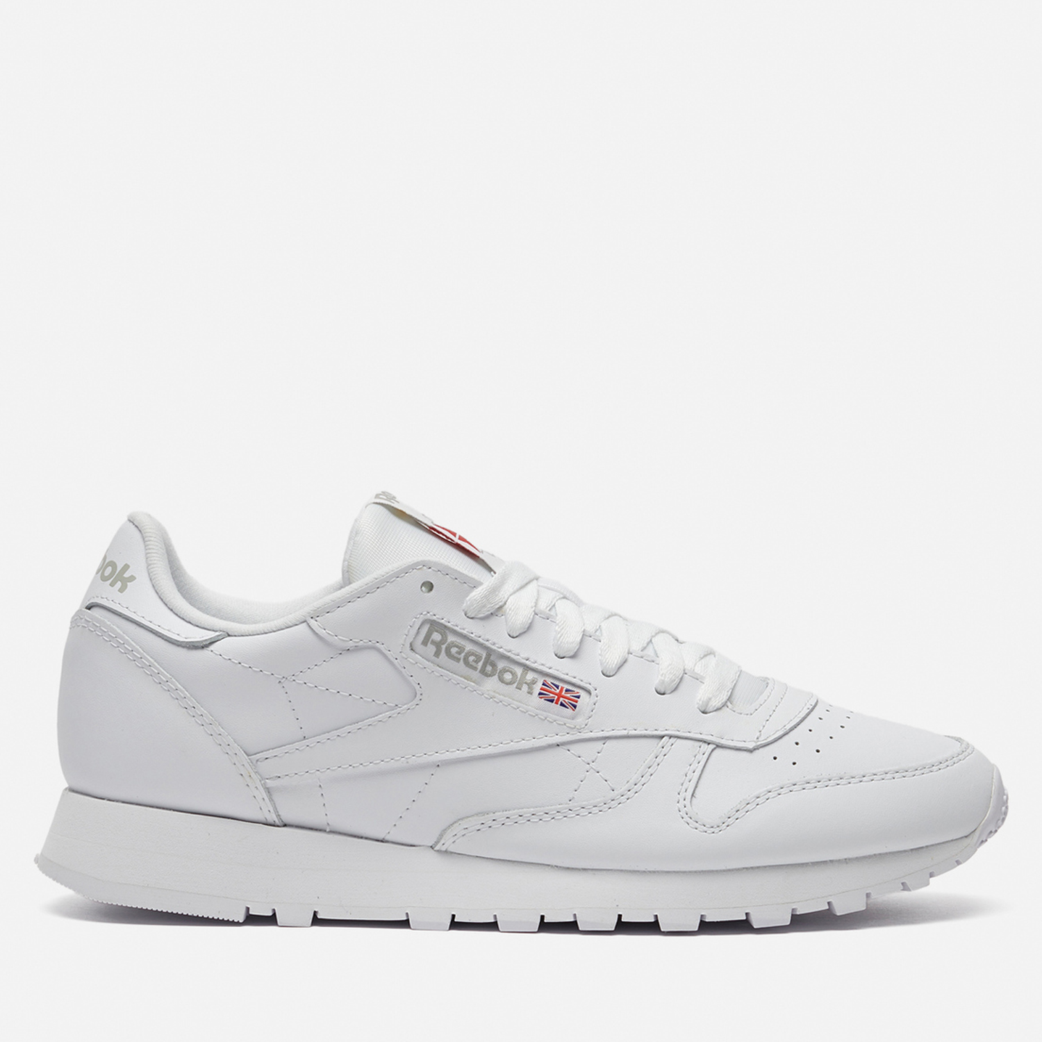 

Кроссовки унисекс Reebok Classic Leather 100008492 белые 35 EU, Белый, Classic Leather