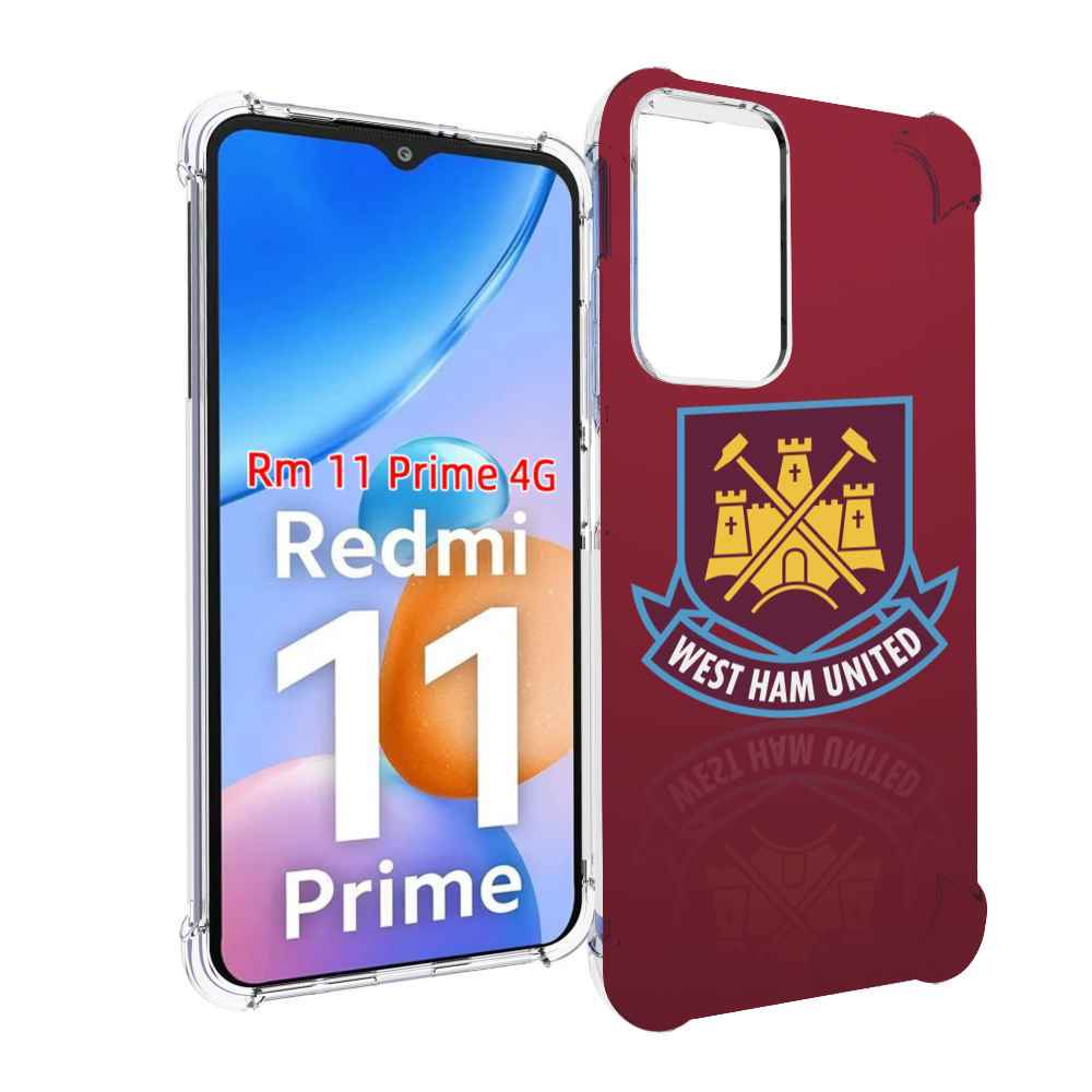 

Чехол MyPads фк вест хэм мужской для Xiaomi Redmi 11 Prime 4G, Прозрачный, Tocco