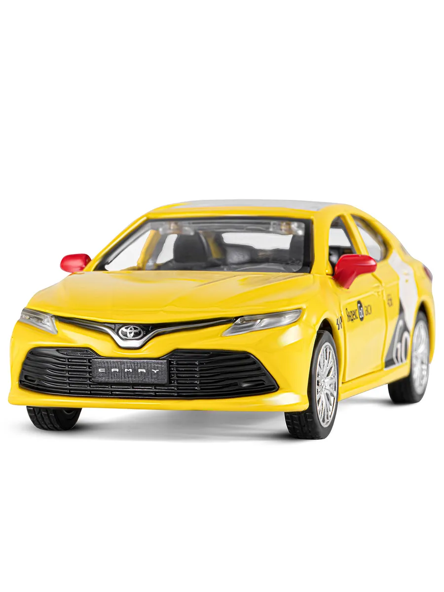 

Машинка Джамбо Тойз лицензионная Яндекс GO Toyota Camry М1:43 желтый JB1251485