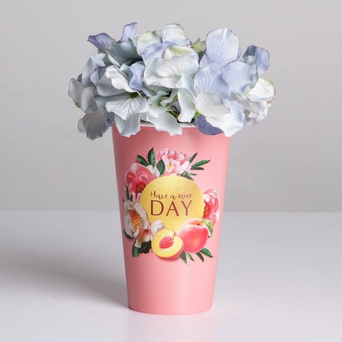

Стакан для цветов Дарите Счастье Have a nice day 350 мл 10 шт