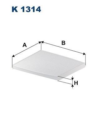

Фильтр воздушный салона FILTRON K1314