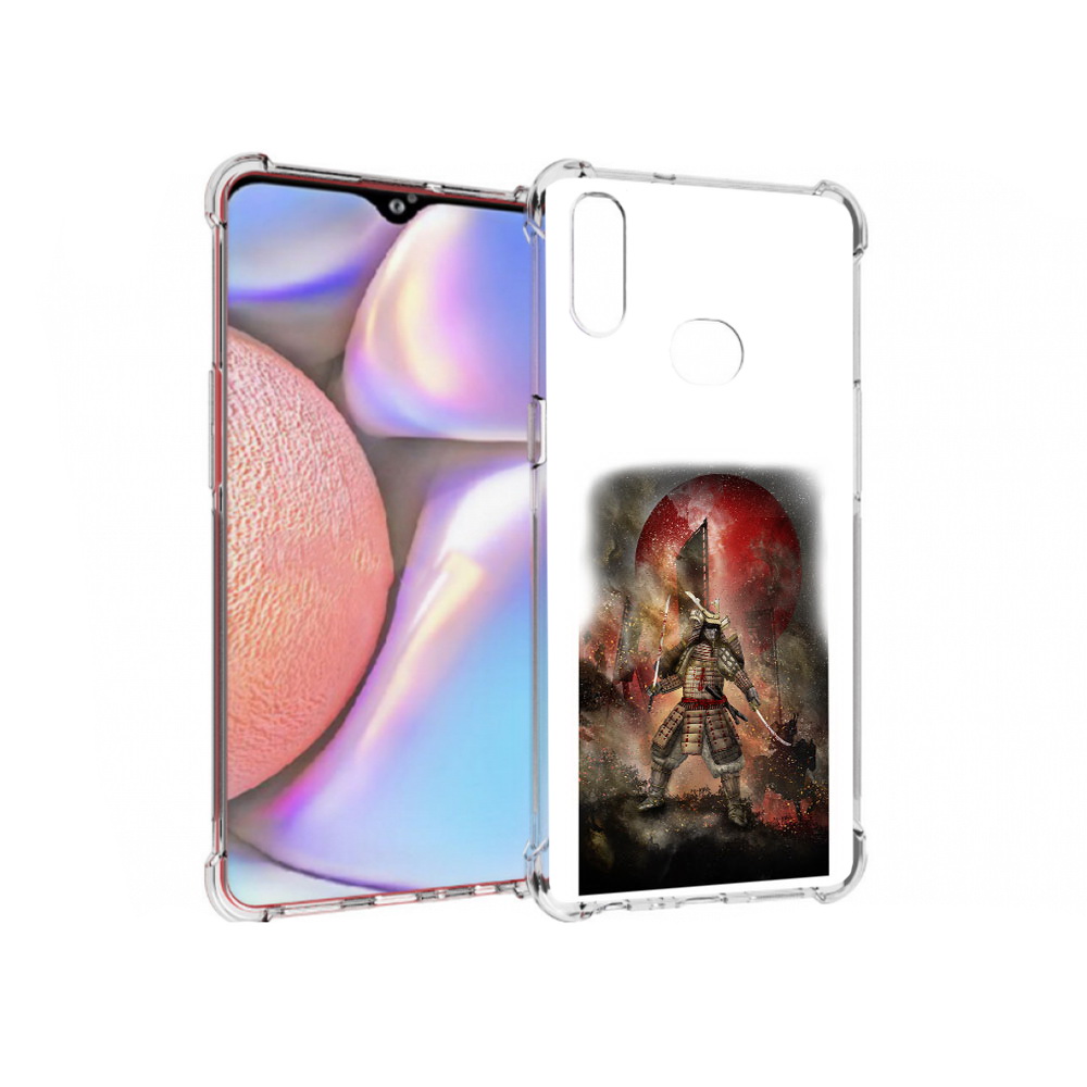 

Чехол MyPads Tocco для Samsung Galaxy A10s китайскийвоин (PT139908.534.388), Прозрачный, Tocco