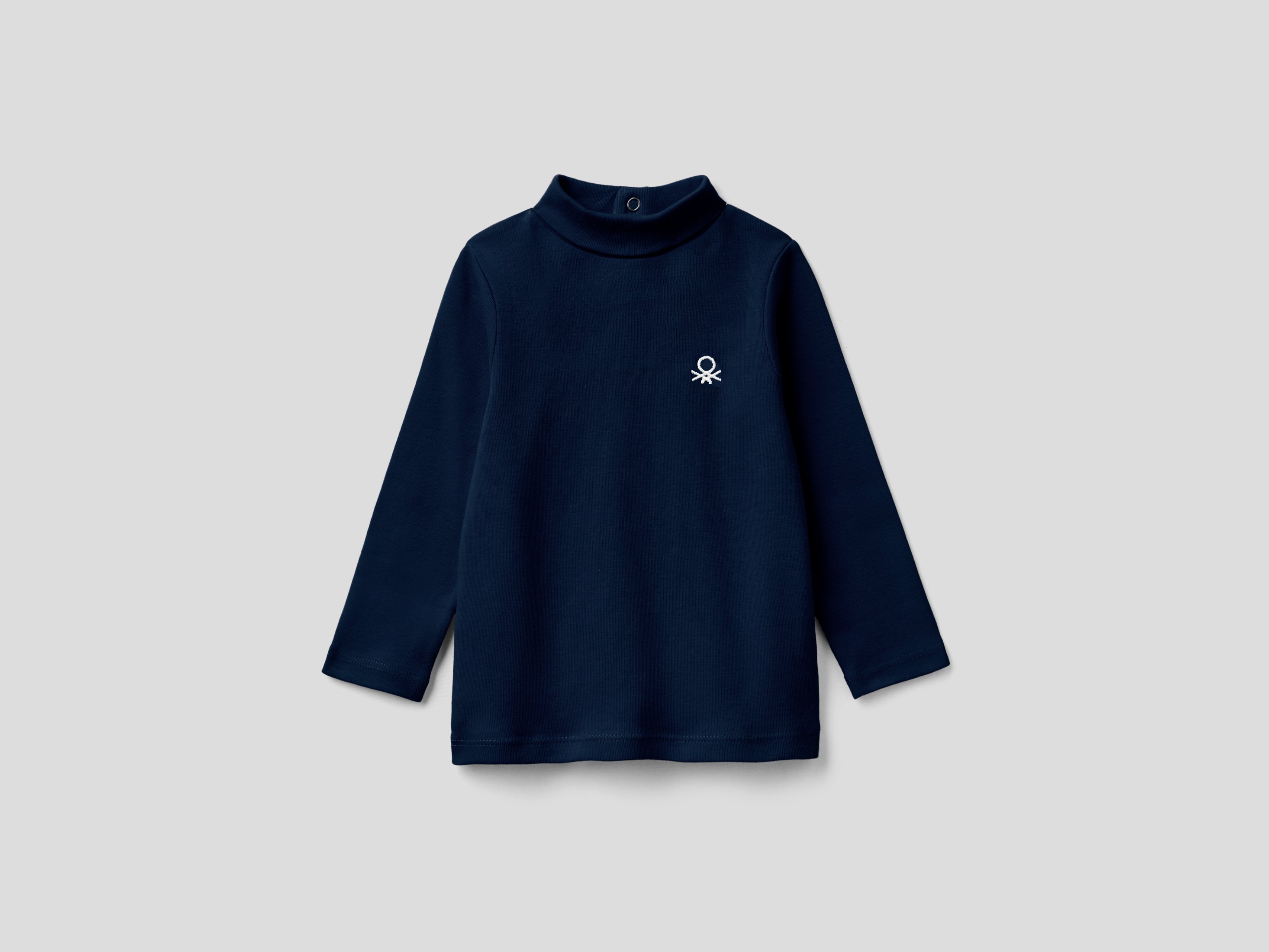 фото Водолазка для мальчиков benetton цв. синий р.80 united colors of benetton