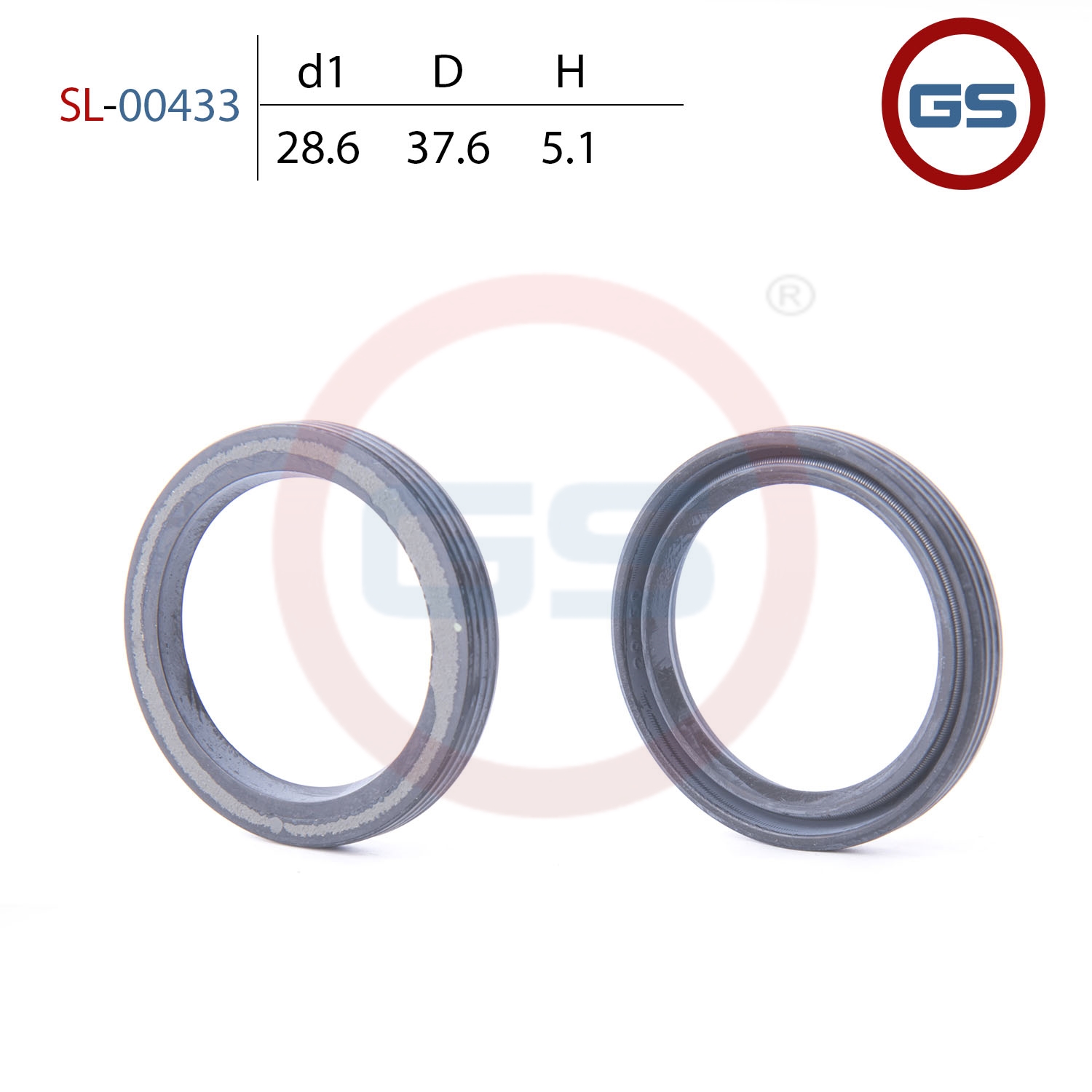 

Сальник рулевой рейки 28.6*37.6*5.1 (0M) GS SL-00433