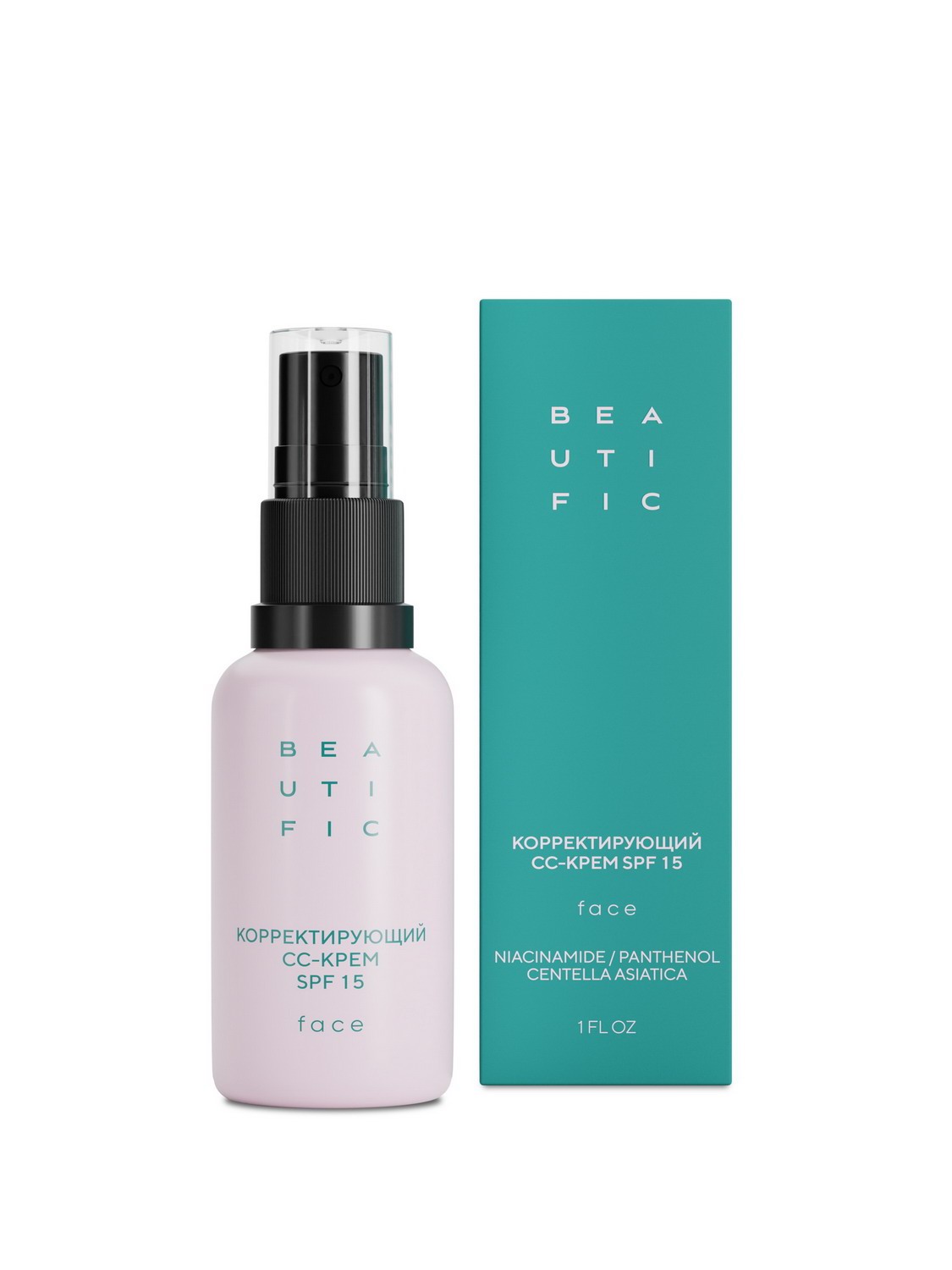 СС-крем для лица Beautific acne away, корректирующий 50 мл