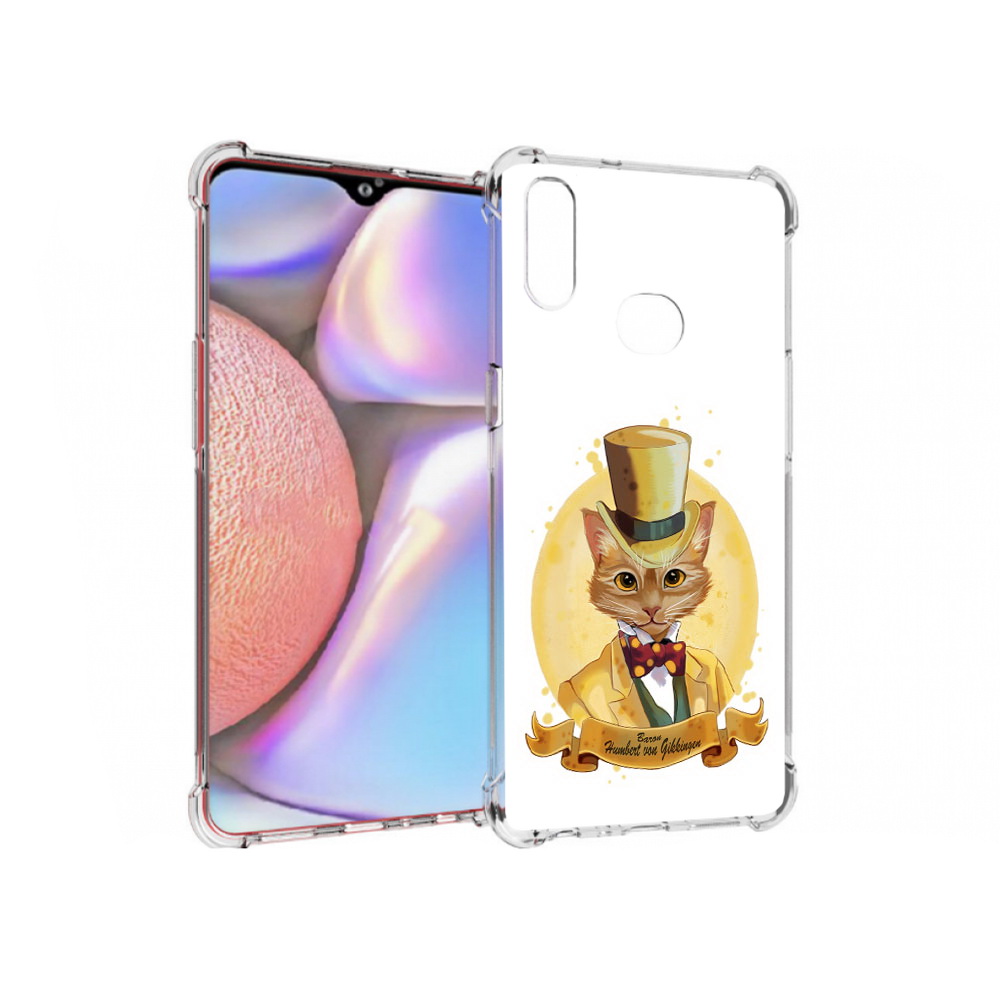 

Чехол MyPads Tocco для Samsung Galaxy A10s кот юрист (PT139908.534.401), Прозрачный, Tocco