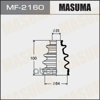 

Пыльник шруса пер.внутр. MASUMA mf2160