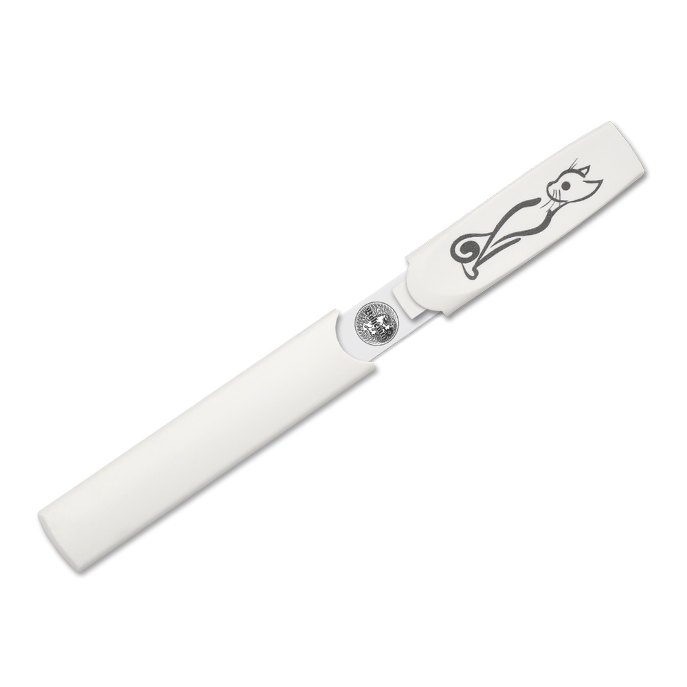 

Пилка для ногтей BOHEMIA Czech Nail Files 128398 белый Кошка стекло