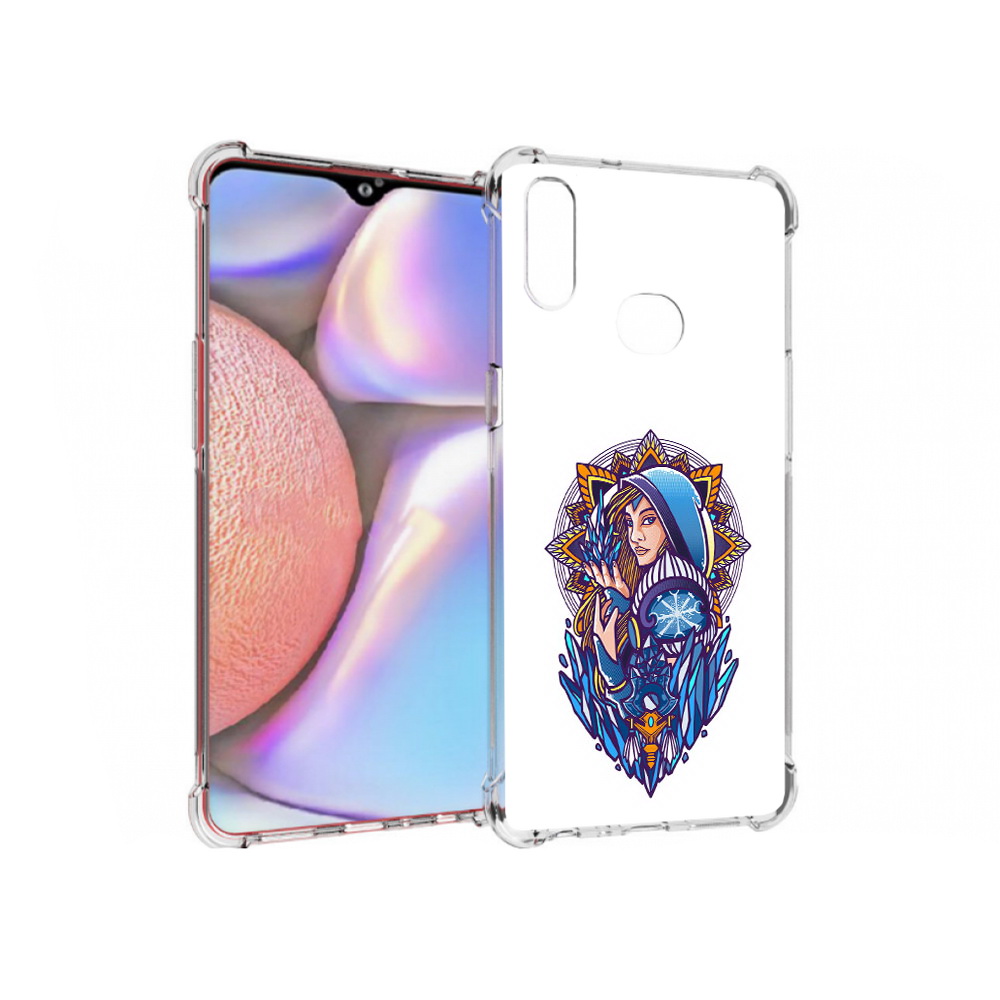 

Чехол MyPads Tocco для Samsung Galaxy A10s кристал мейден дота 2 (PT139908.534.415), Прозрачный, Tocco