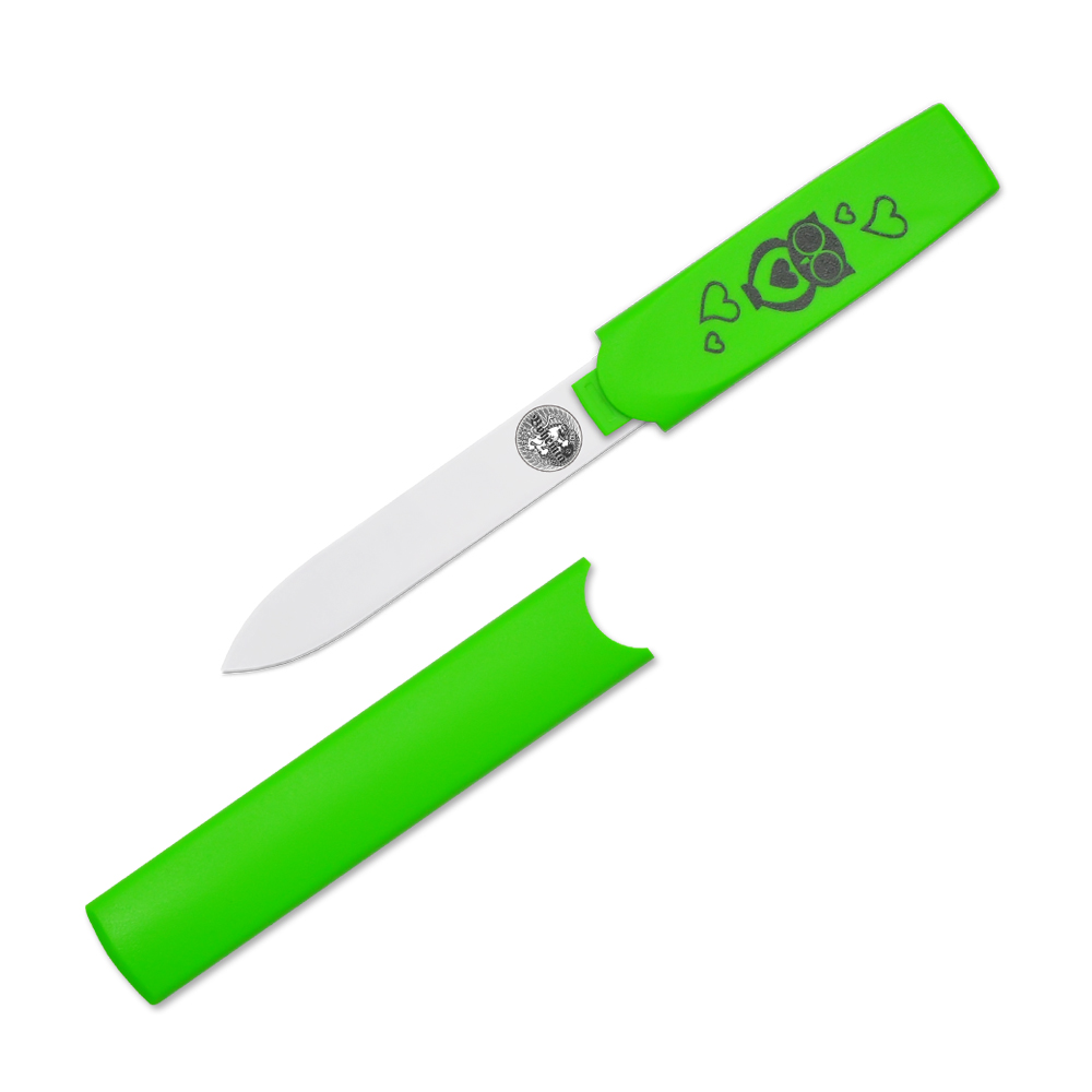 

Пилка для ногтей BOHEMIA Czech Nail Files 128392 зеленый Сова стекло