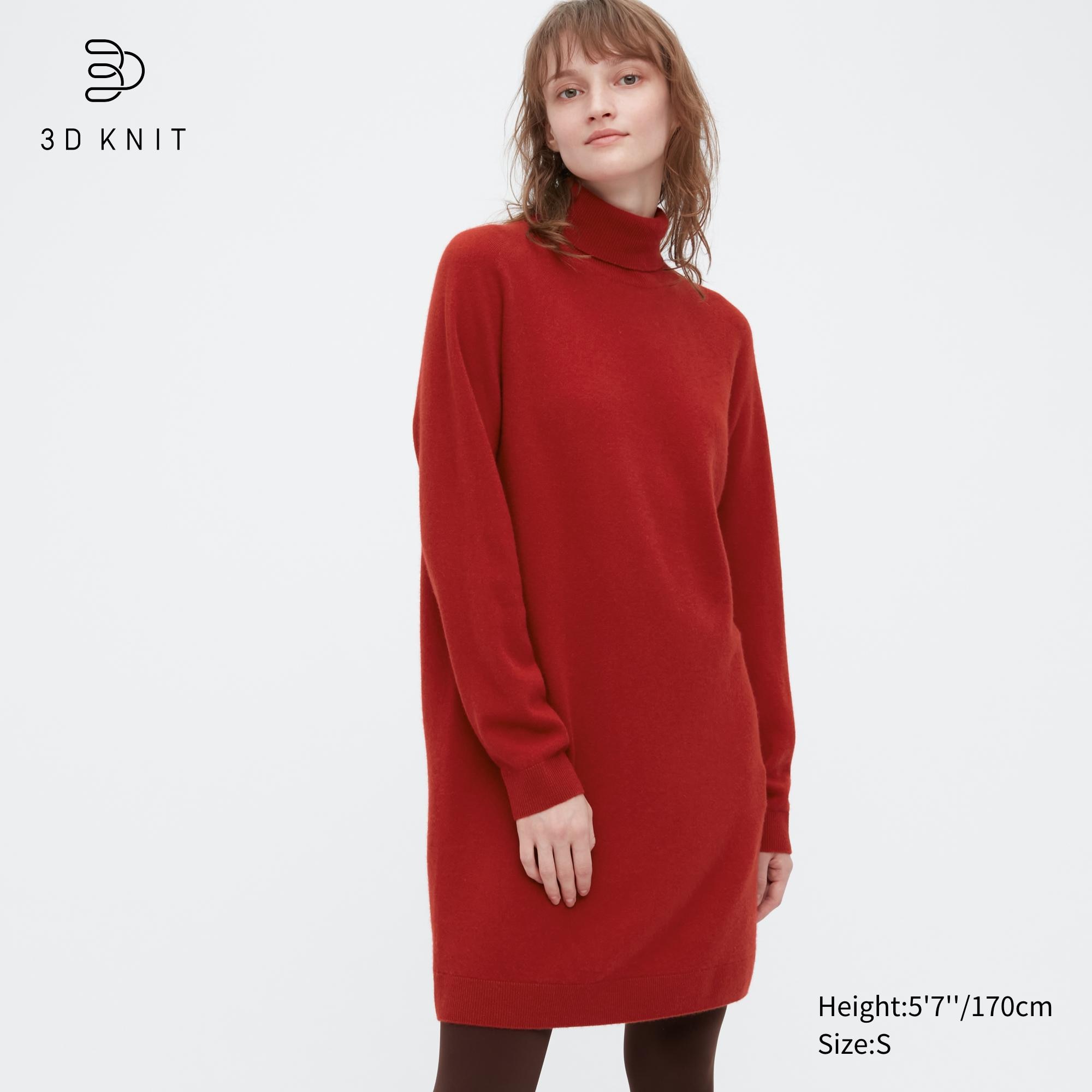 

Платье женское UNIQLO 456018COL16 красное S (доставка из-за рубежа), 456018COL16