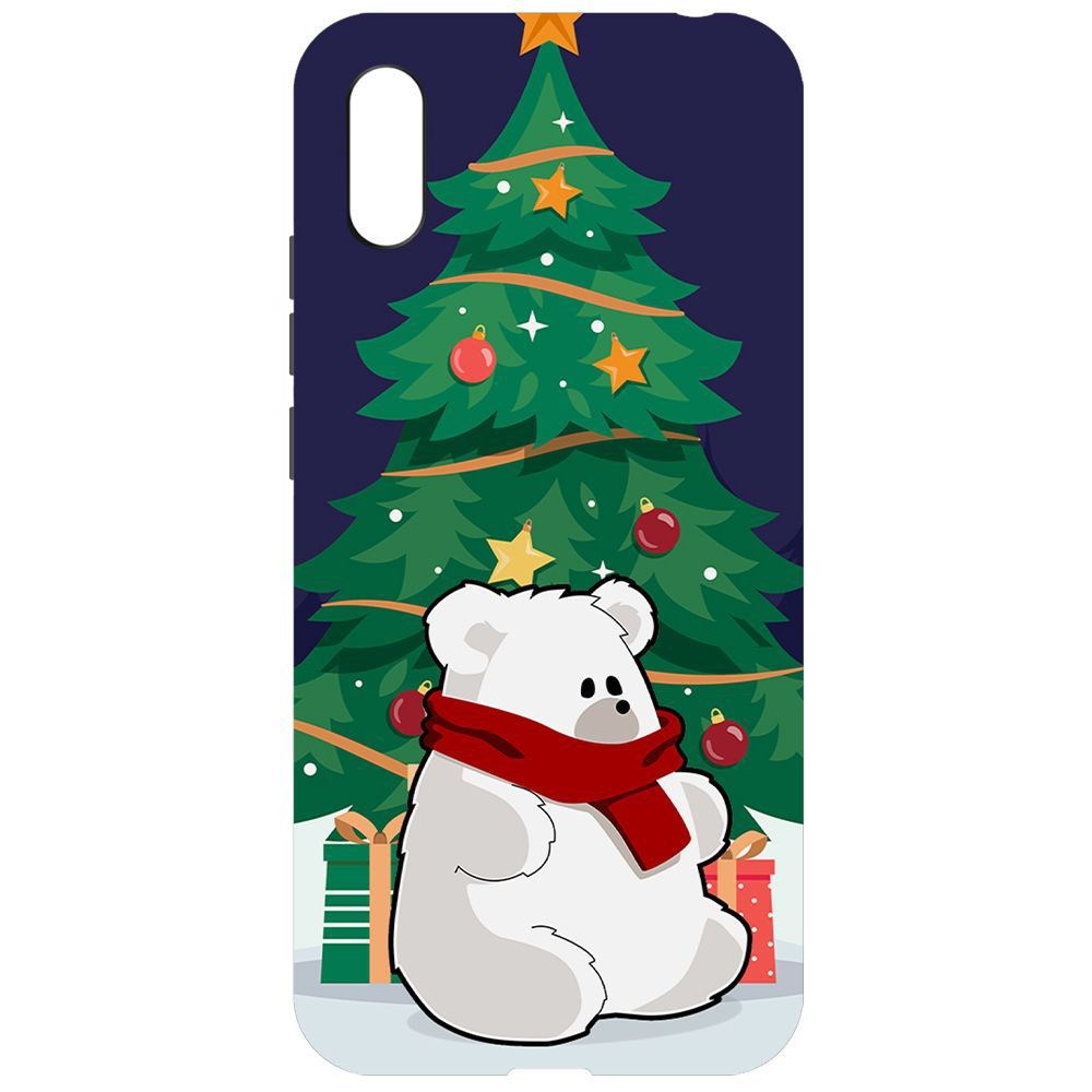 

Чехол-накладка Krutoff Софт Кейс Медвежонок для Xiaomi Redmi 9A черный