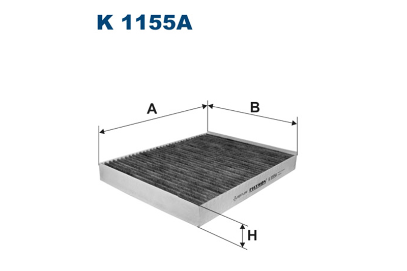 фото Фильтр воздушный салона filtron k1155a