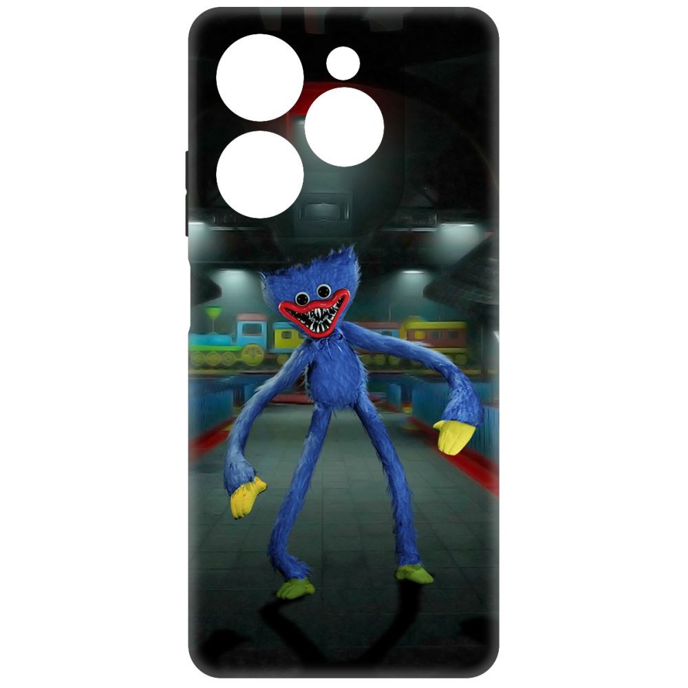 

Чехол-накладка Krutoff Soft Case Хаги Ваги для INFINIX Hot 40i черный