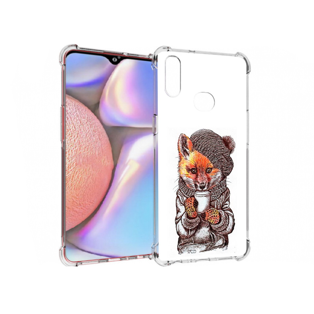 

Чехол MyPads Tocco для Samsung Galaxy A10s лиса в шапке (PT139908.534.437), Tocco