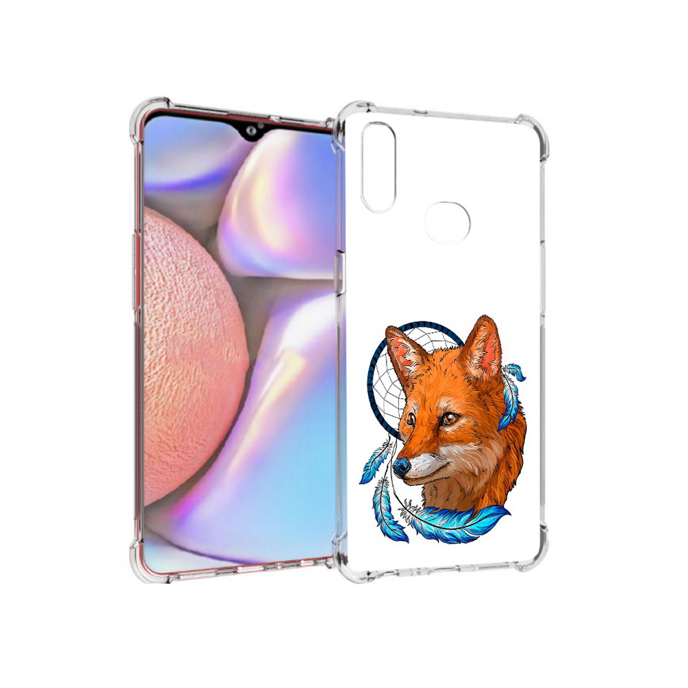 

Чехол MyPads Tocco для Samsung Galaxy A10s лиса и ловец снов (PT139908.534.438), Прозрачный, Tocco