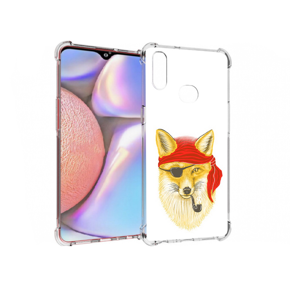 

Чехол MyPads Tocco для Samsung Galaxy A10s лиса-пират (PT139908.534.440), Прозрачный, Tocco