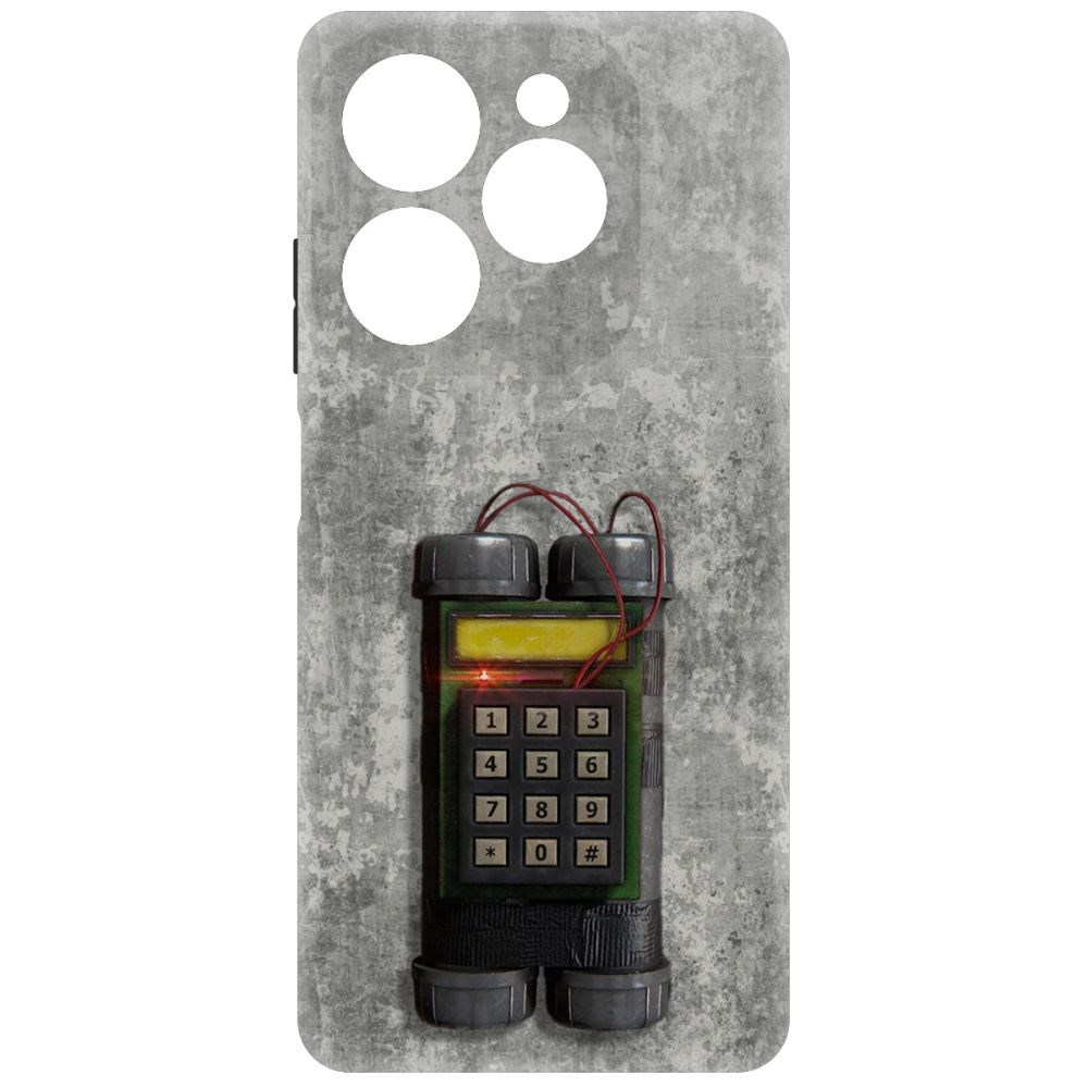

Чехол-накладка Krutoff Soft Case Cтандофф 2 (Standoff 2) - C4 для INFINIX Hot 40i черный