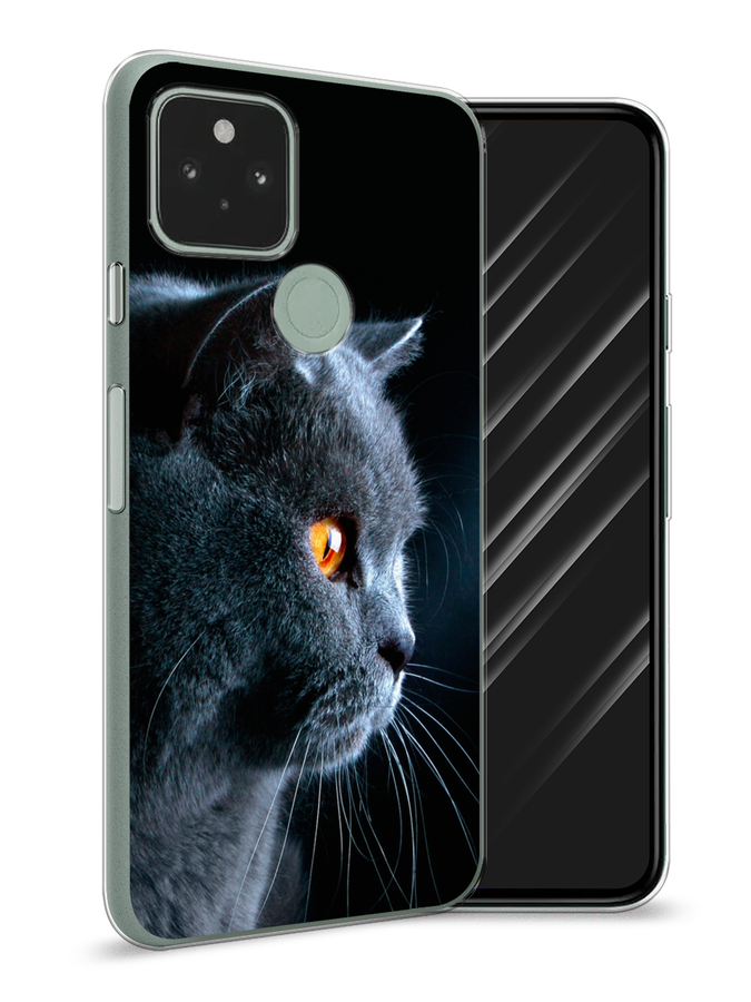 

Чехол Awog на Google Pixel 5A "Благородный кот британец", Разноцветный, 271050-2