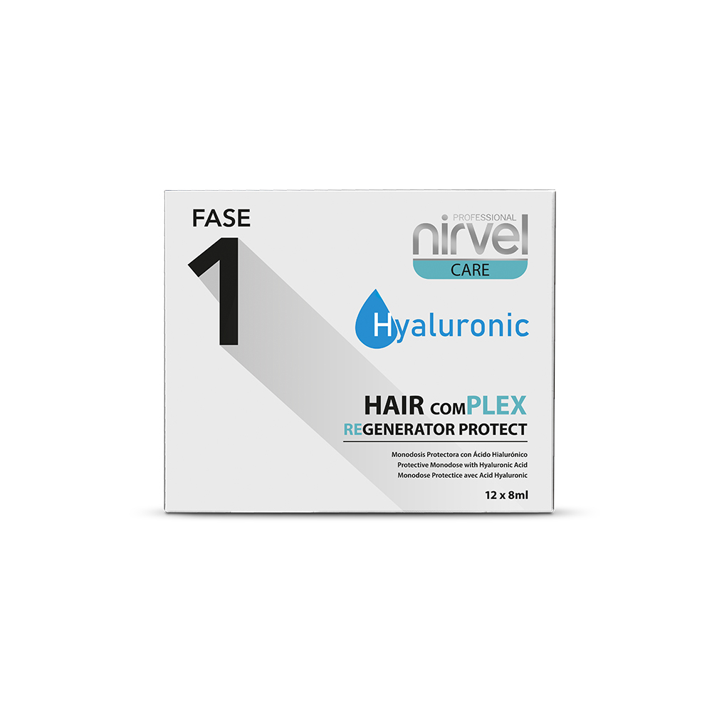 Крем Fase 1 Hyaluronic hair complex regenerator protect Nirvel Защитный 12 х 8 мл likato термозащитный спрей для волос 230 c hair protect 200 0