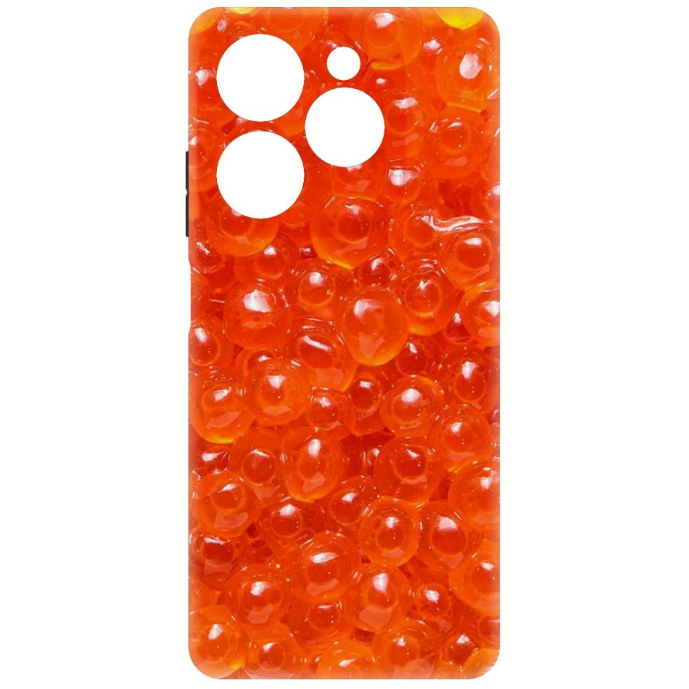 

Чехол-накладка Krutoff Soft Case Икра для INFINIX Hot 40i черный