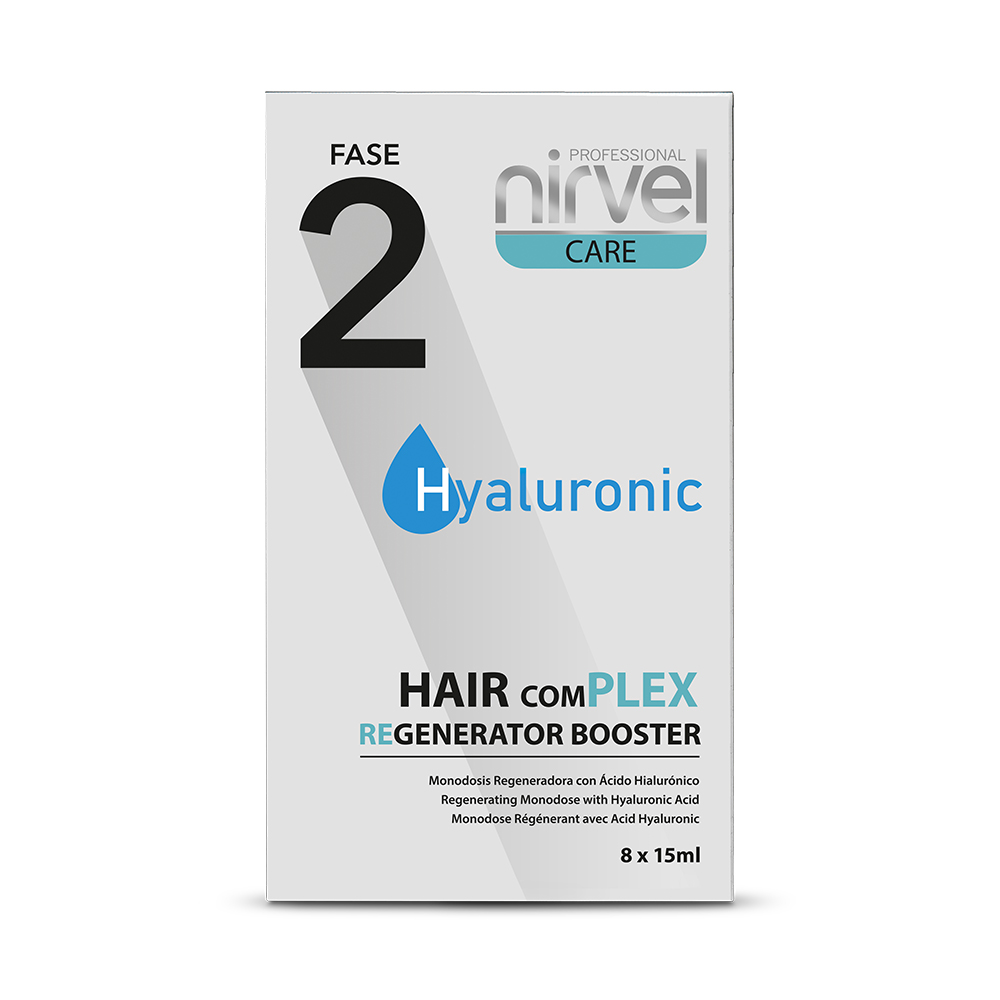 Сыворотка Fase 2 Hyaluronic hair complex regenerator booster Nirvel 15 х 8 мл укрепляющая сыворотка с пробиотиками venn probiotics cica complex biome booster 30 мл
