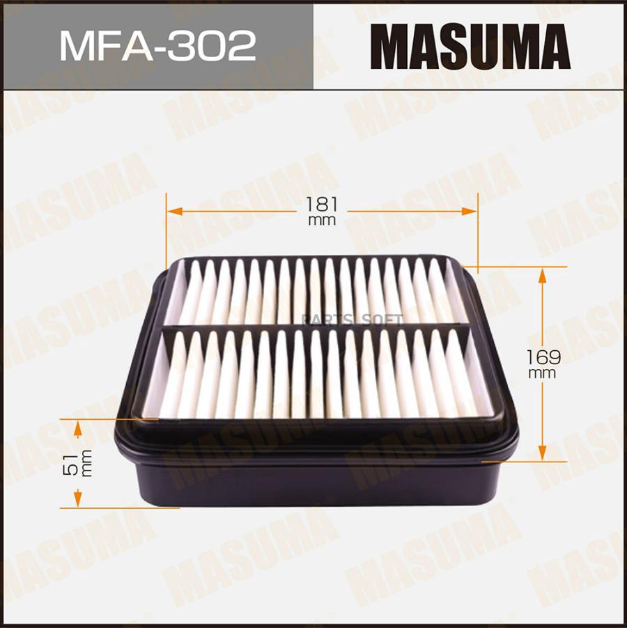 

Фильтр воздушный MASUMA mfa302
