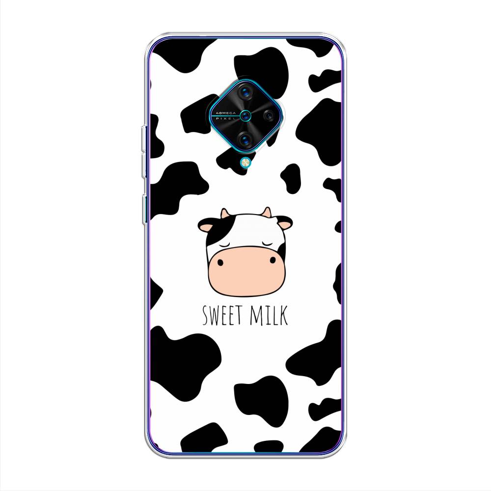

Чехол для Vivo V17/Y9s "Sweet milk", Розовый;белый;черный, 261550-1
