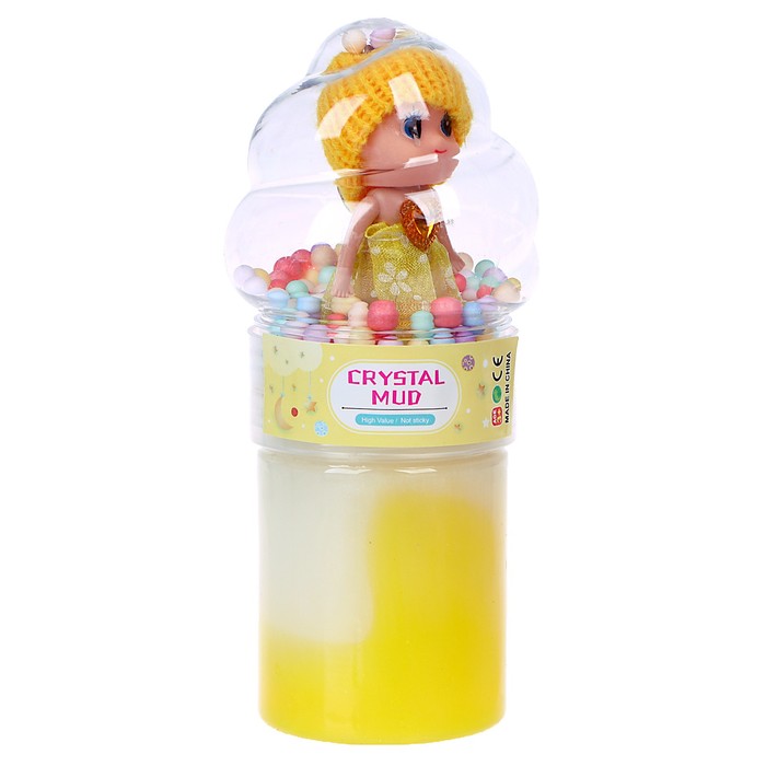 

Лизун «Куколка» с игрушкой, цвета МИКС, Разноцветный