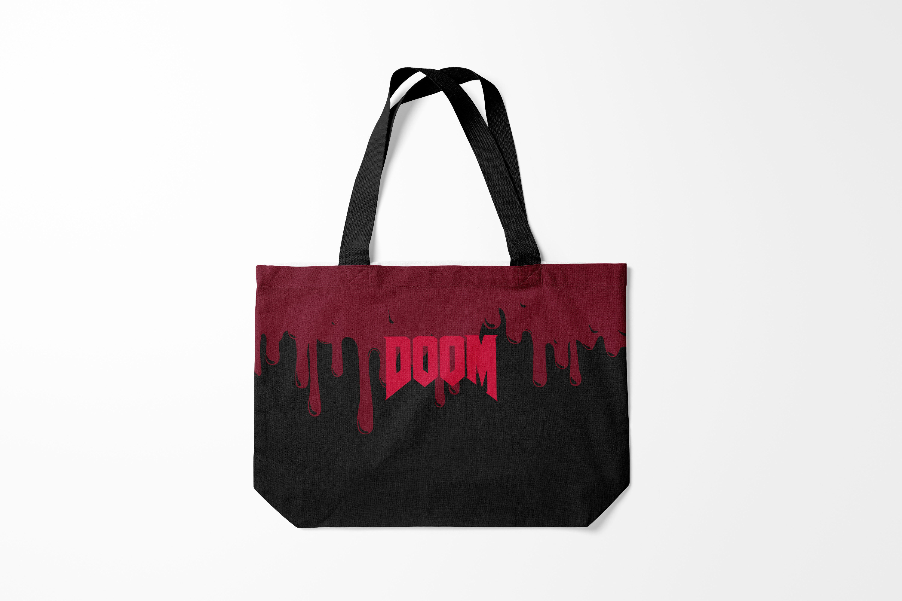 

Сумка шoппер унисекс Burnettie Doom Eternal, черный, Doom Eternal