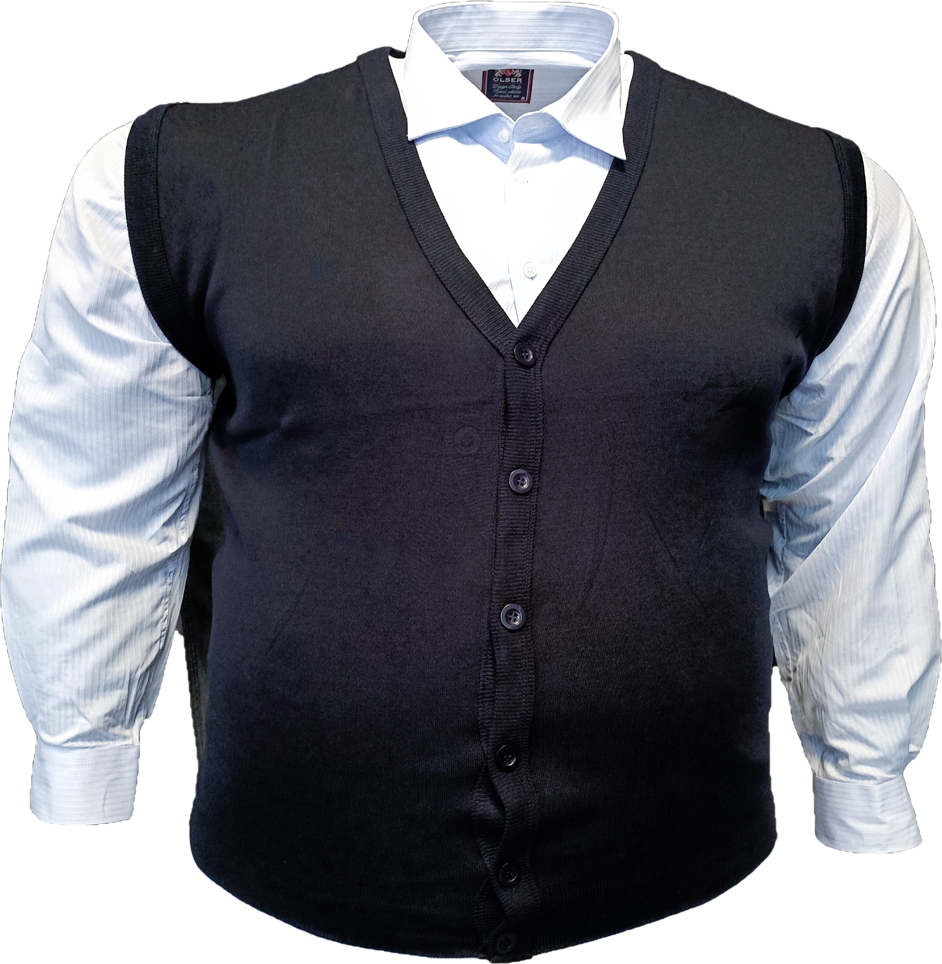 Жилет мужской Olser 33364332 синий 7XL