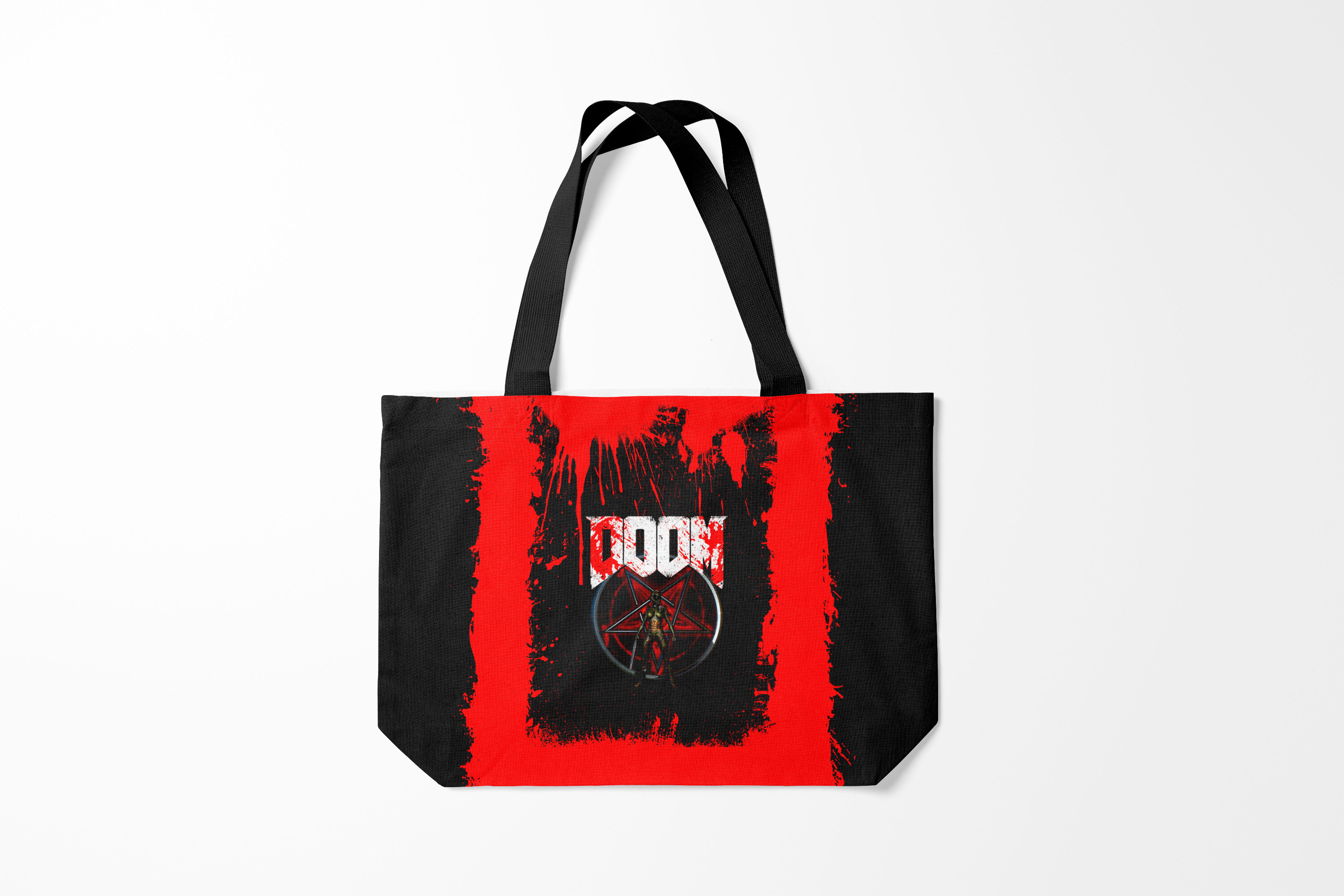 

Сумка шoппер унисекс Burnettie Doom DOOMGIRL, черный, Doom DOOMGIRL
