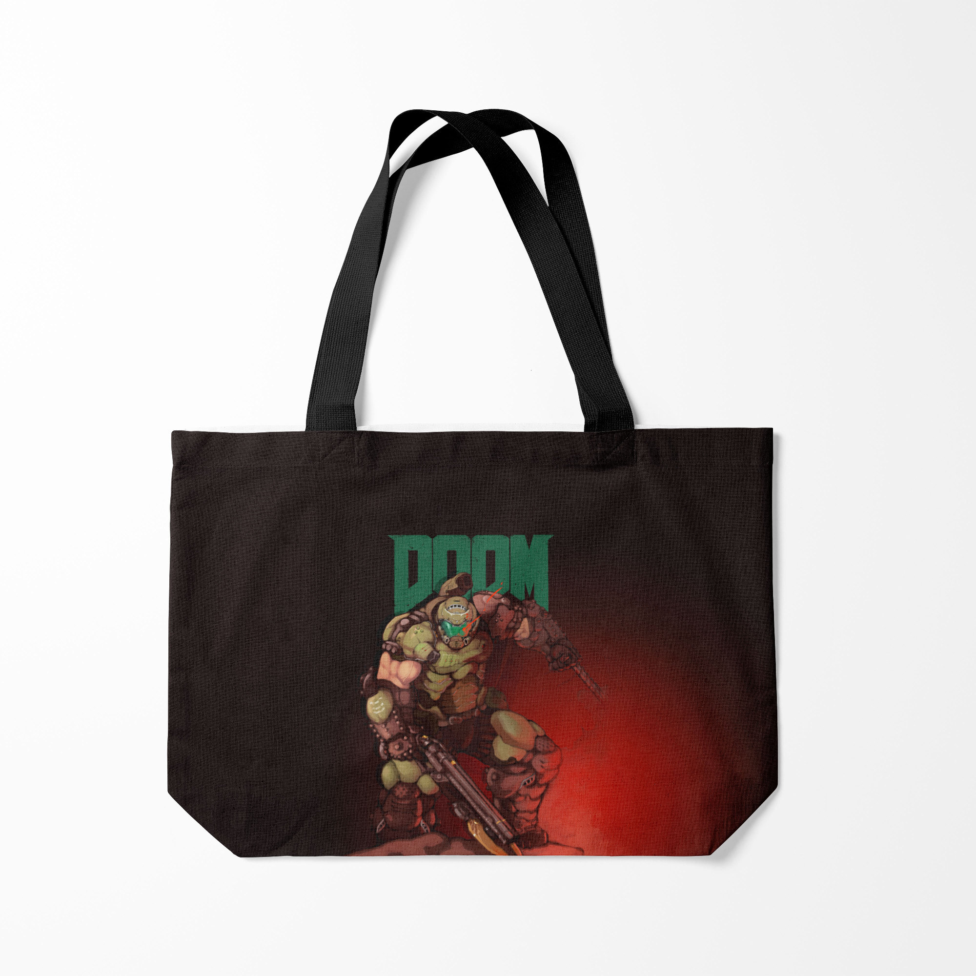 

Сумка шoппер унисекс Burnettie Doom, черный, Doom