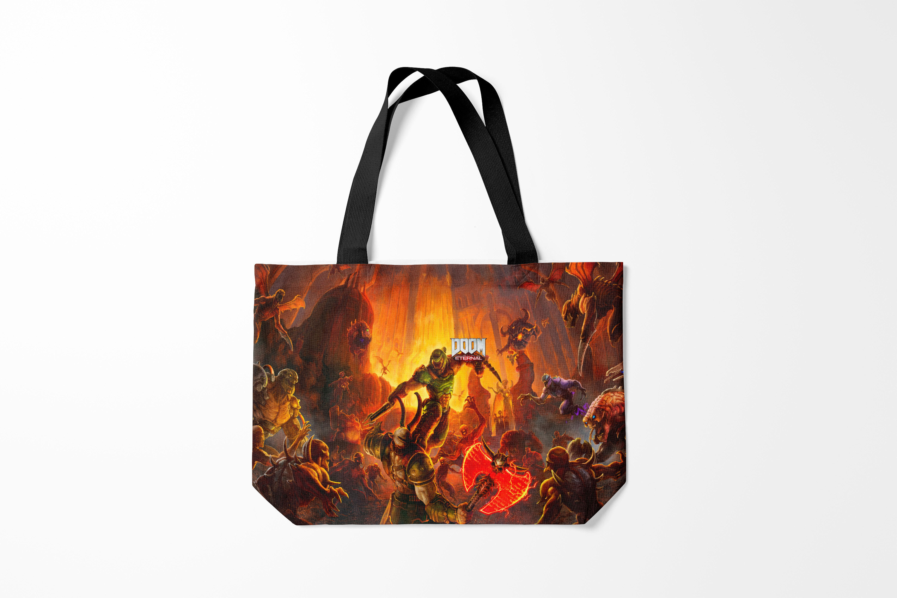 

Сумка шoппер унисекс Burnettie Doom, оранжевый, Doom