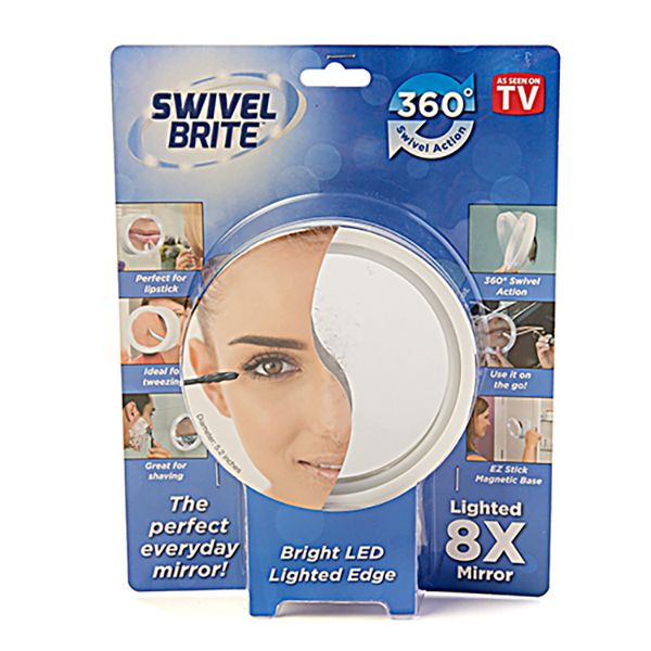

Нинбо Зеркало с увеличением и подсветкой Swivel Brite
