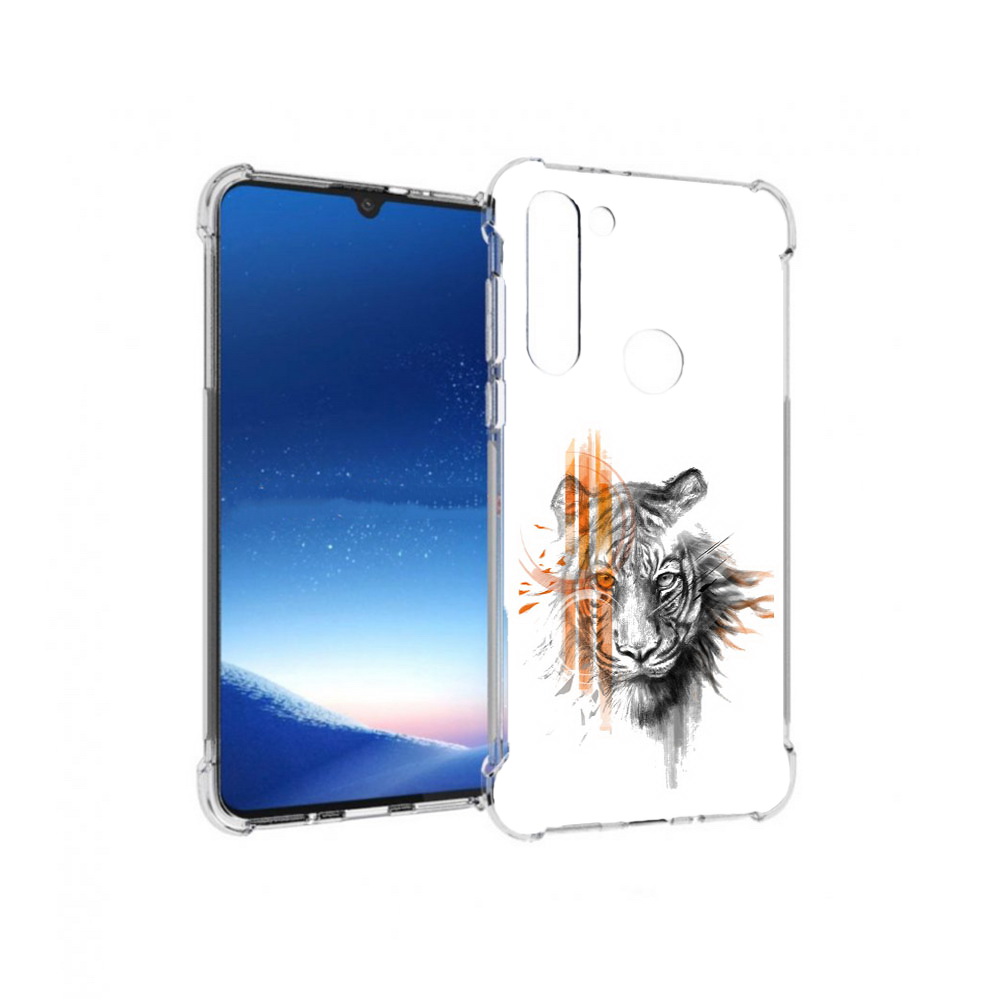 

Чехол MyPads Tocco для Motorola Moto G8 Power огненный тигр (PT143076.340.526), Прозрачный, Tocco