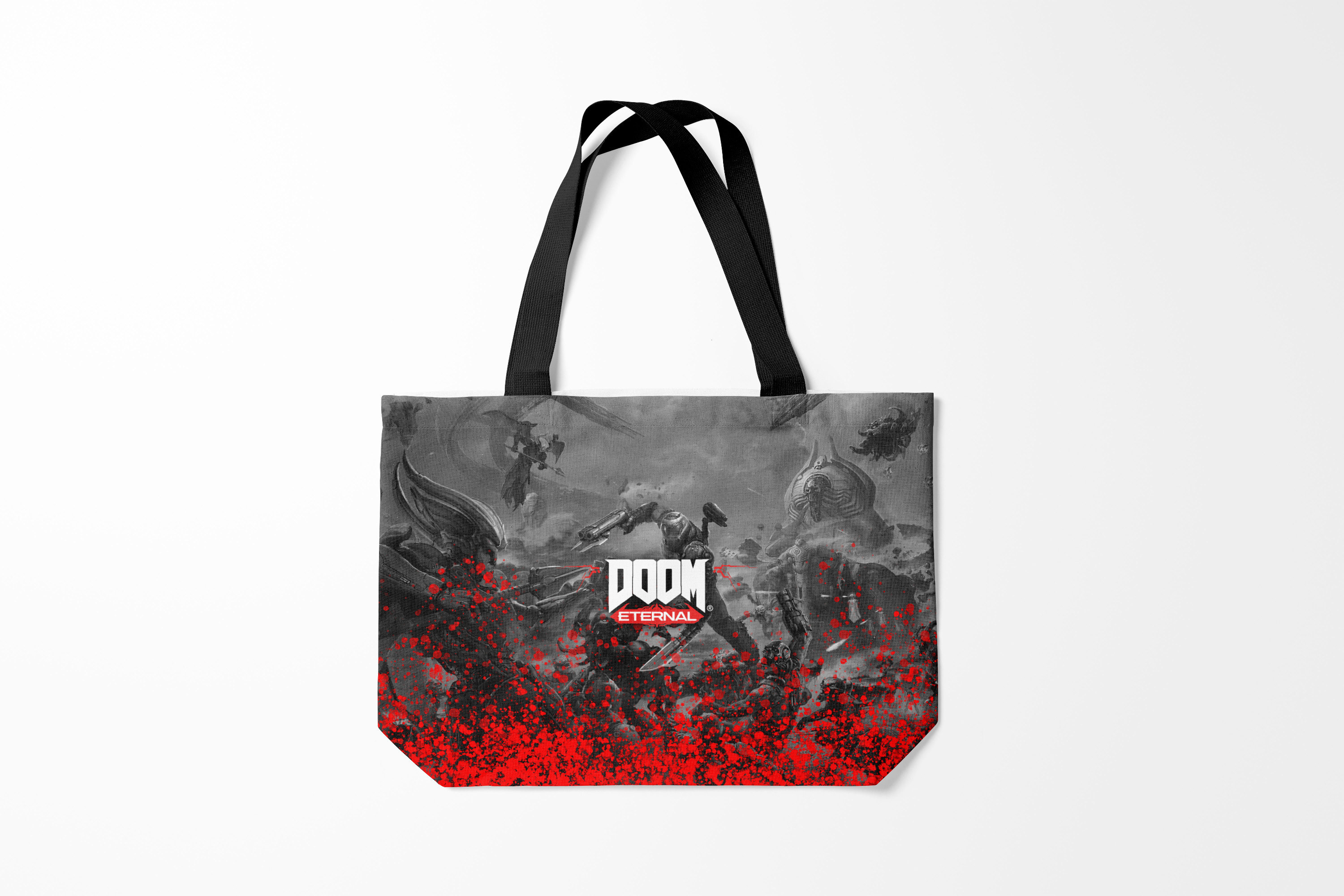 

Сумка шoппер унисекс Burnettie Doom, серый, Doom