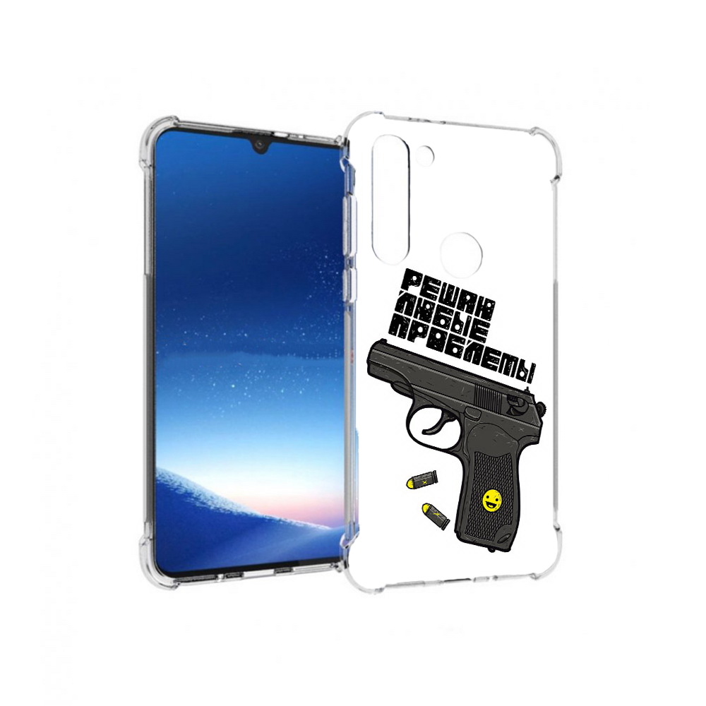 

Чехол MyPads Tocco для Motorola Moto G8 Power пистолет против проблем (PT143076.340.542), Прозрачный, Tocco