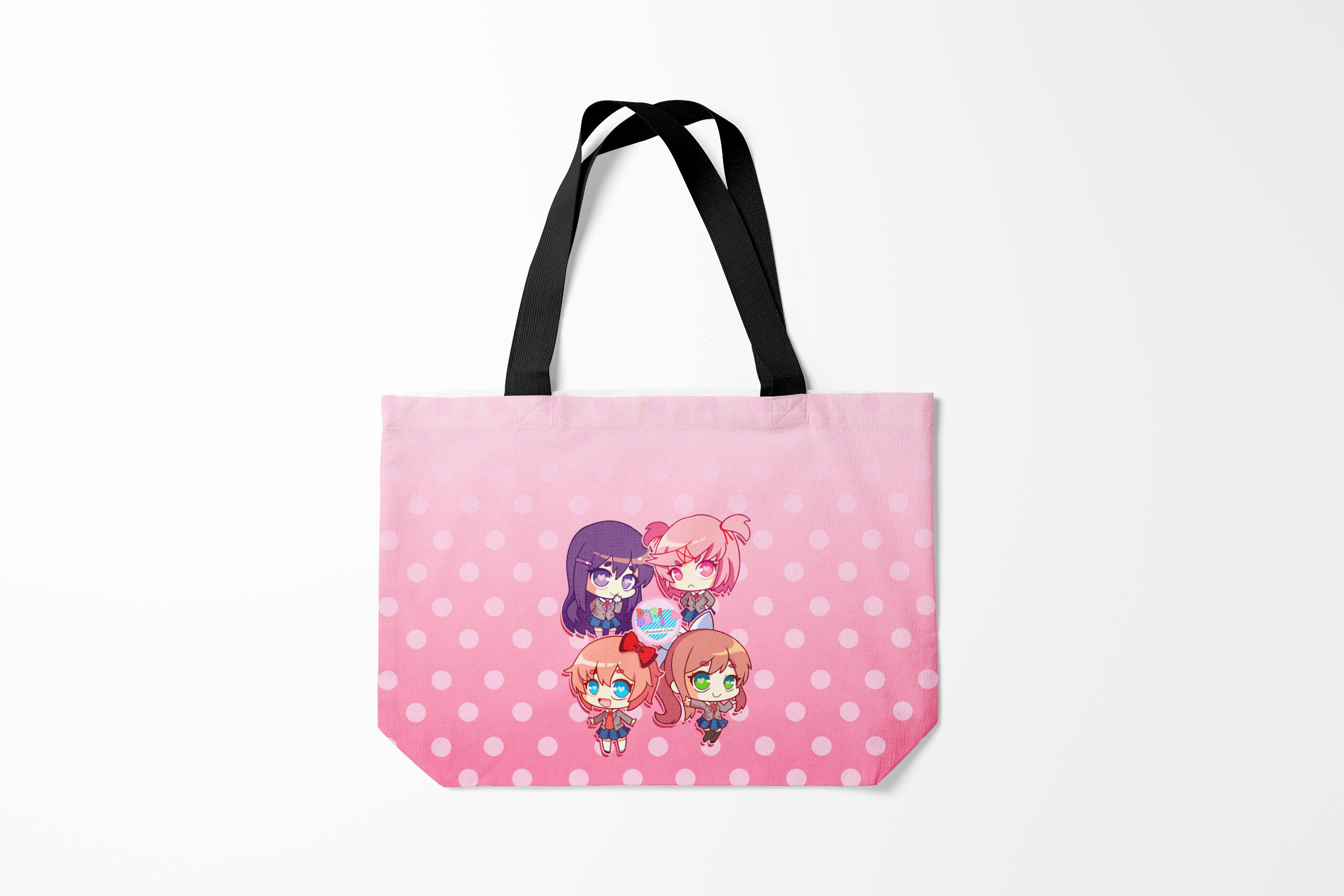 

Сумка шoппер унисекс Burnettie Doki Literature Club, розовый, Doki Literature Club