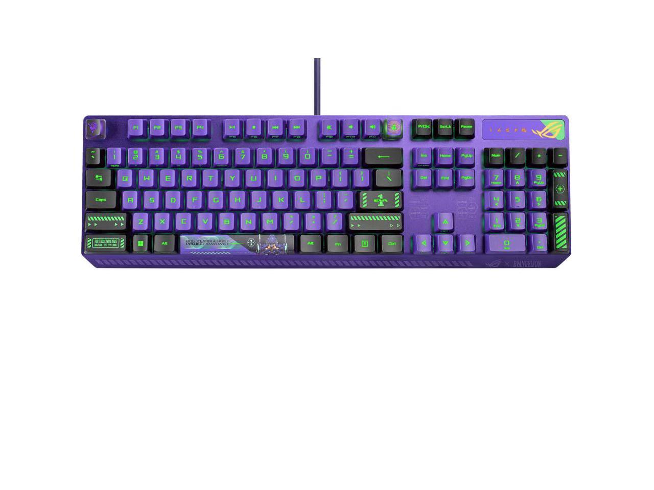 

Проводная игровая клавиатура ASUS фиолетовый (90MP02T0-BKRA00)