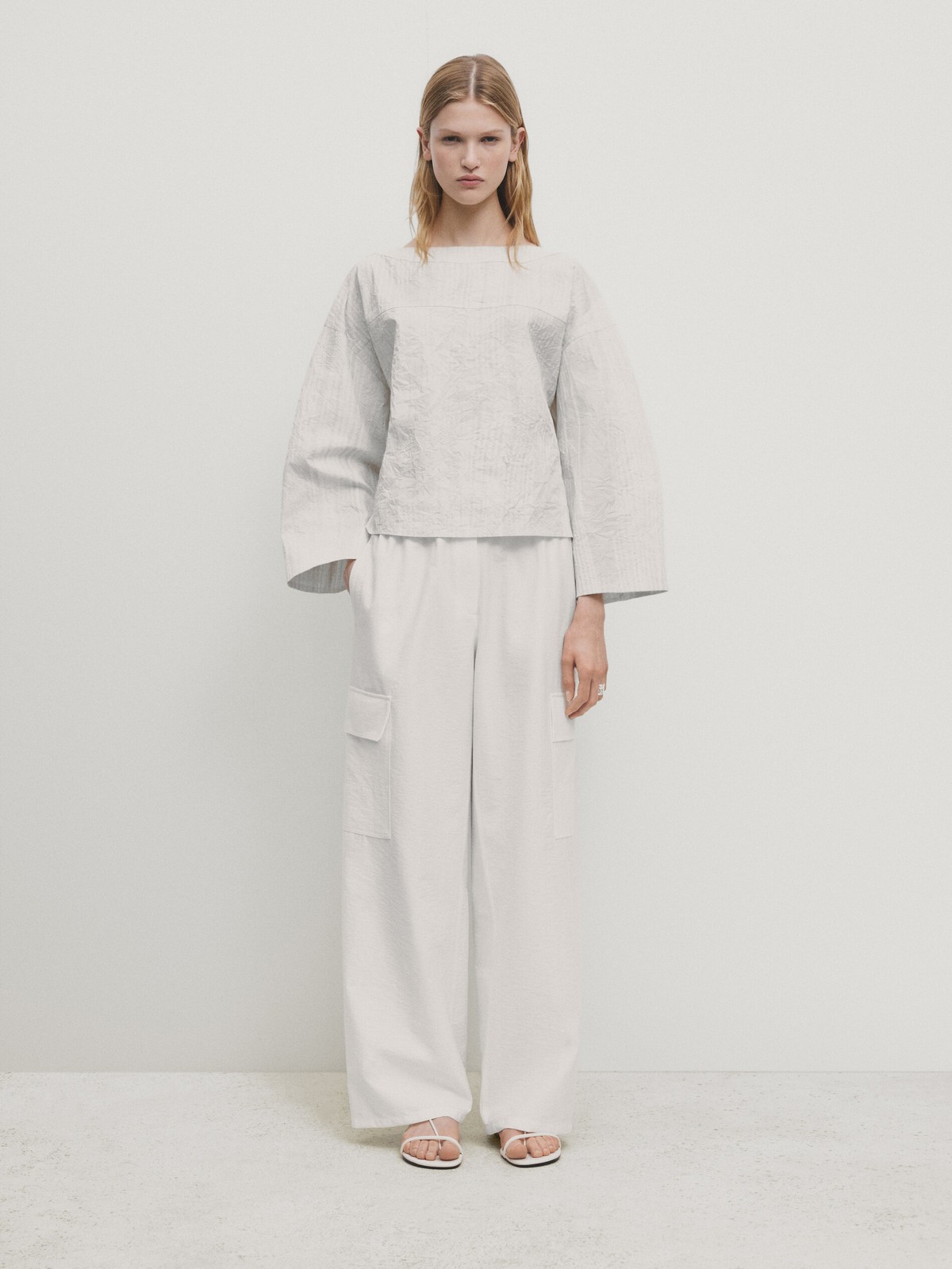 

Брюки женские Massimo Dutti 5049/949-I2024 белые 36 EU, Белый, 5049/949-I2024