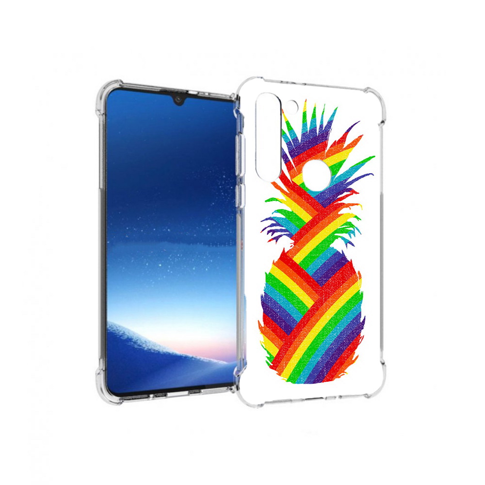 

Чехол MyPads Tocco для Motorola Moto G8 Power радужный ананас (PT143076.340.566), Прозрачный, Tocco