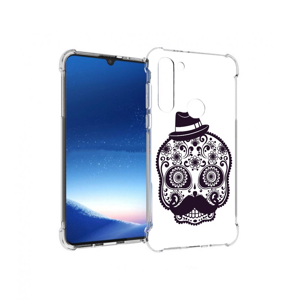 

Чехол MyPads Tocco для Motorola Moto G8 Power разрисованный скелет (PT143076.340.575), Прозрачный, Tocco