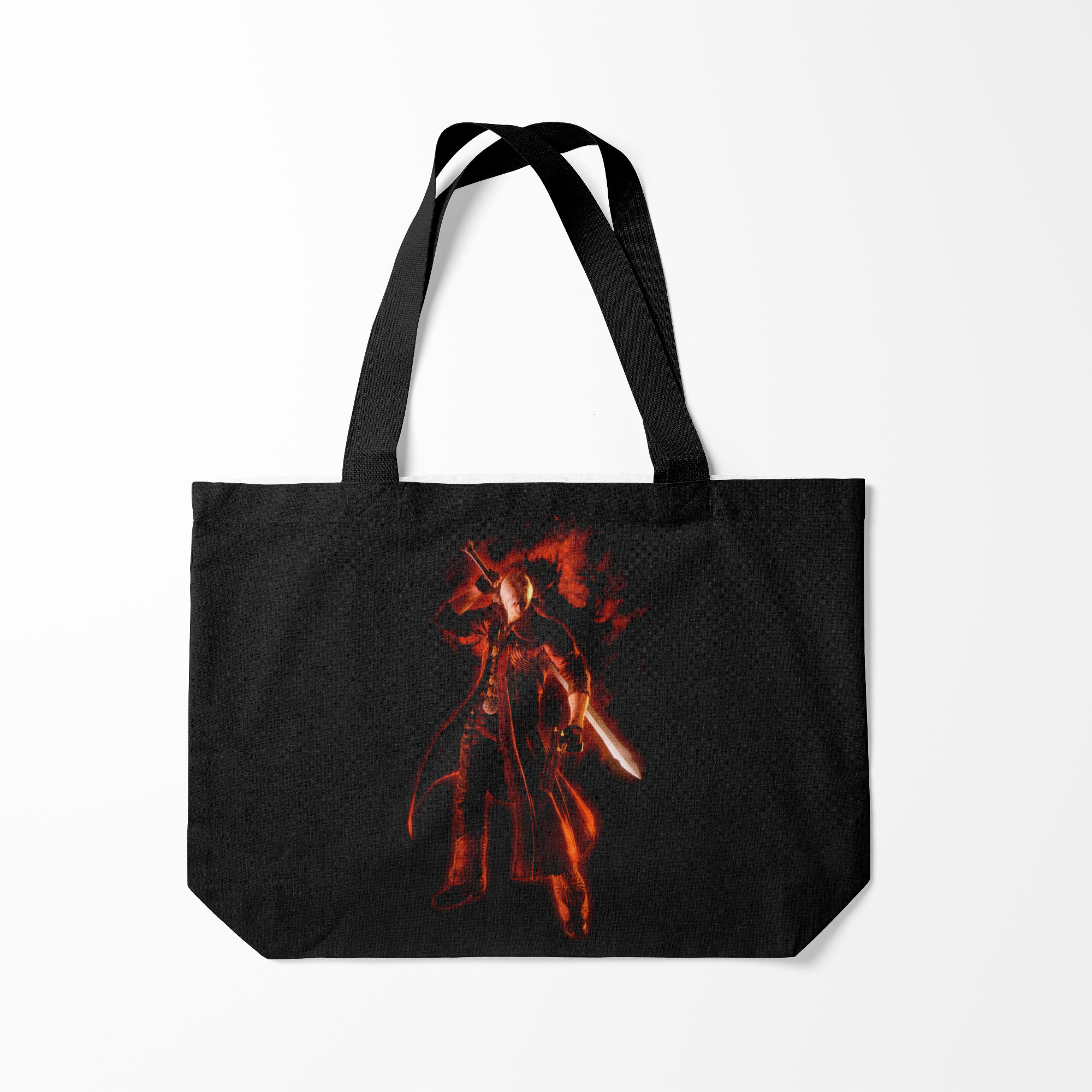 

Сумка шoппер унисекс Burnettie Devil May Cry Dante, черный, Devil May Cry Dante