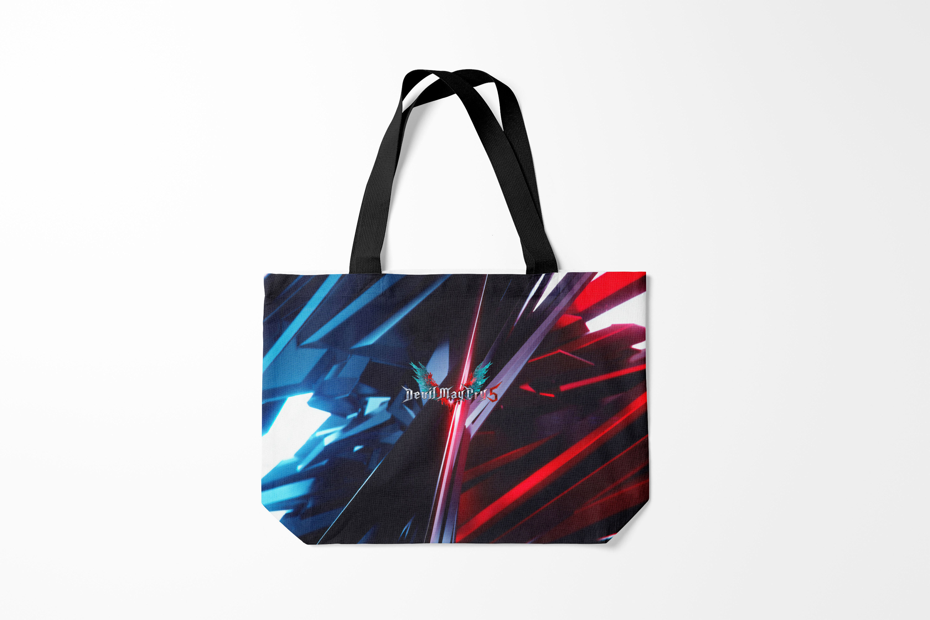 

Сумка шoппер унисекс Burnettie Devil May Cry, синий; красный, Devil May Cry
